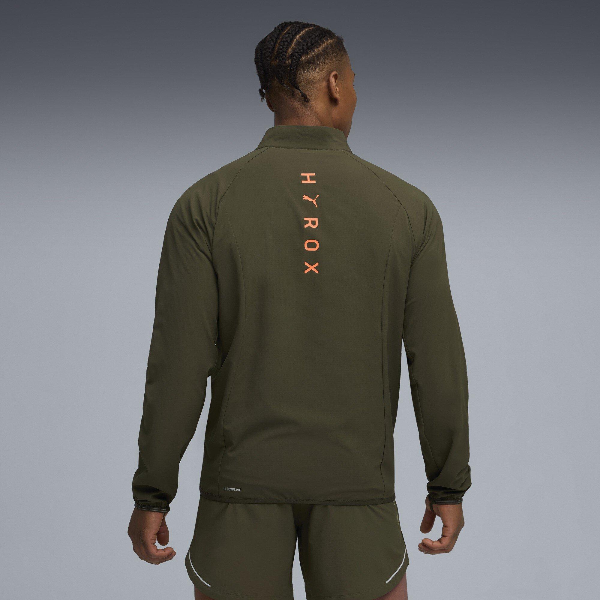 Tamno maslinasto - Puma - Men's X Hyrox Ultraweave Performance Training Jacket - 4