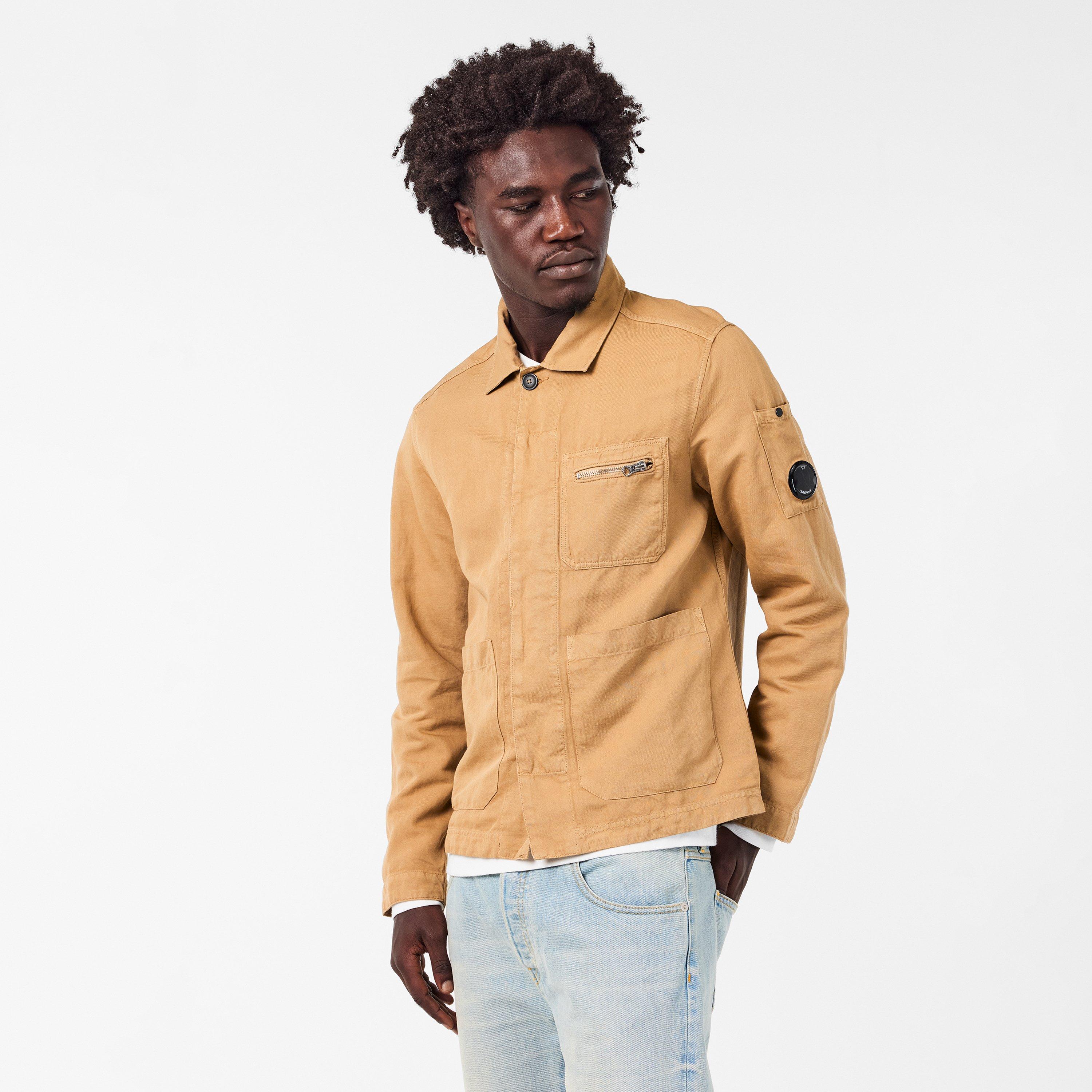 Tree House 305 - CP Company - Men's C.P Company Cotton Linen Smart Overshirt - 3