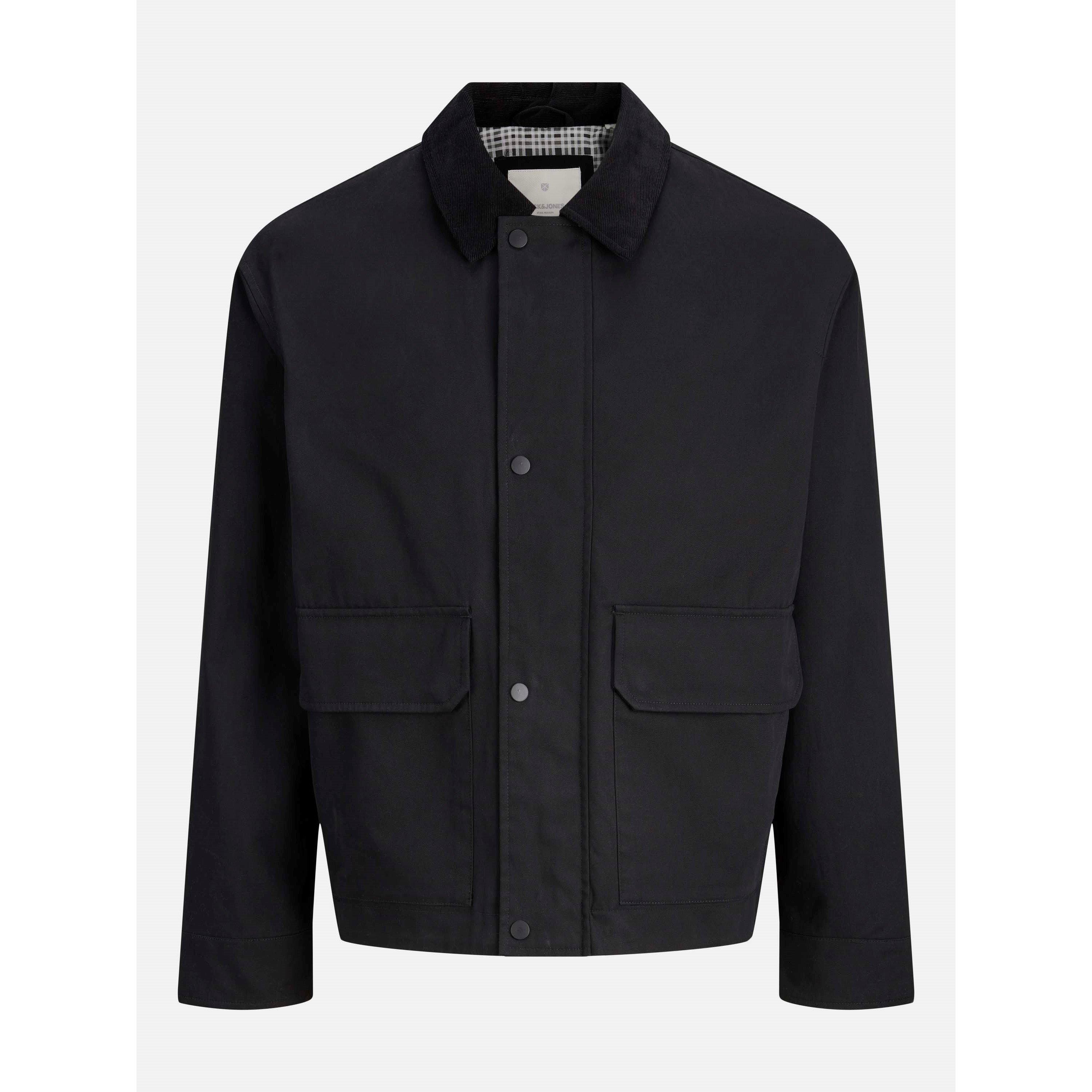 Jack And Jones Men's Utility Barn Jacket - Black - 2XL