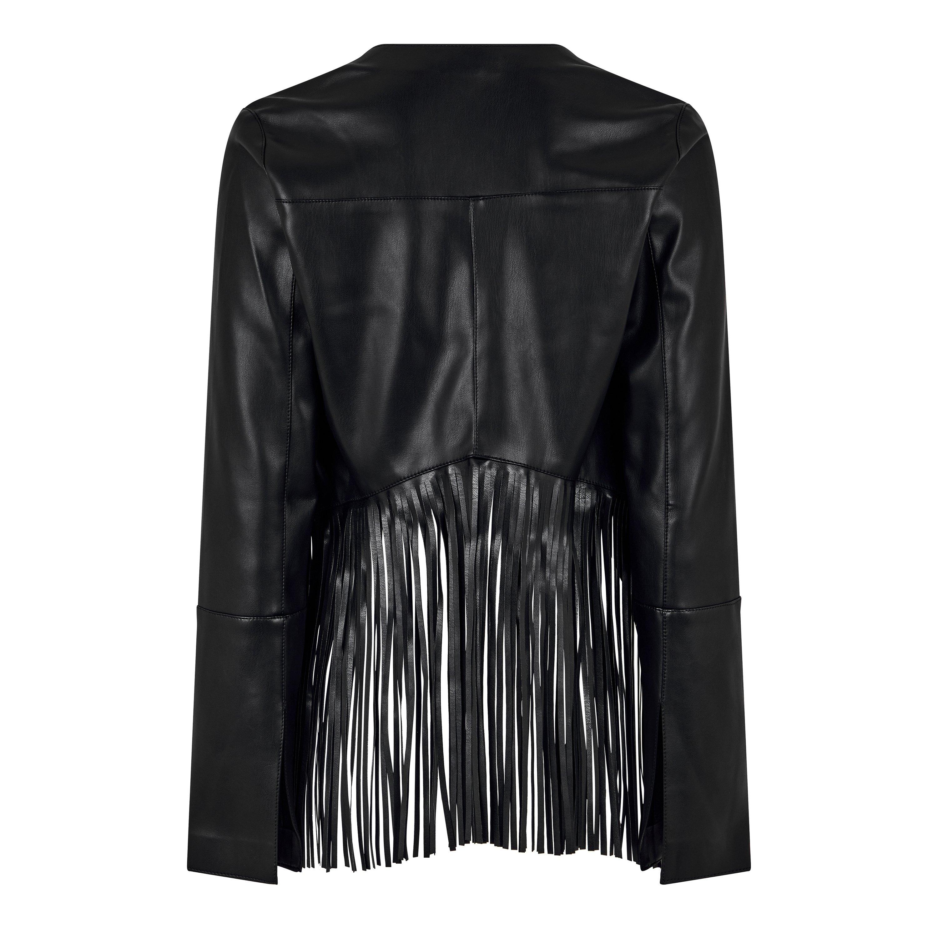 Black - JBQ - Women's Orion Leather Jacket - 2