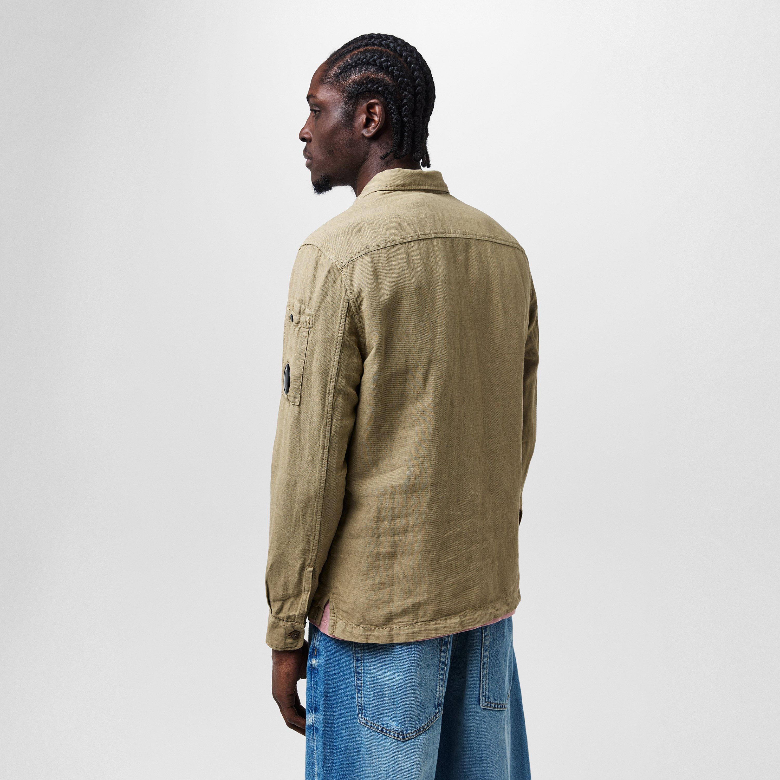 Tree House 305 - CP Company - Men's  Linen Cotton Blend Overshirt - 4