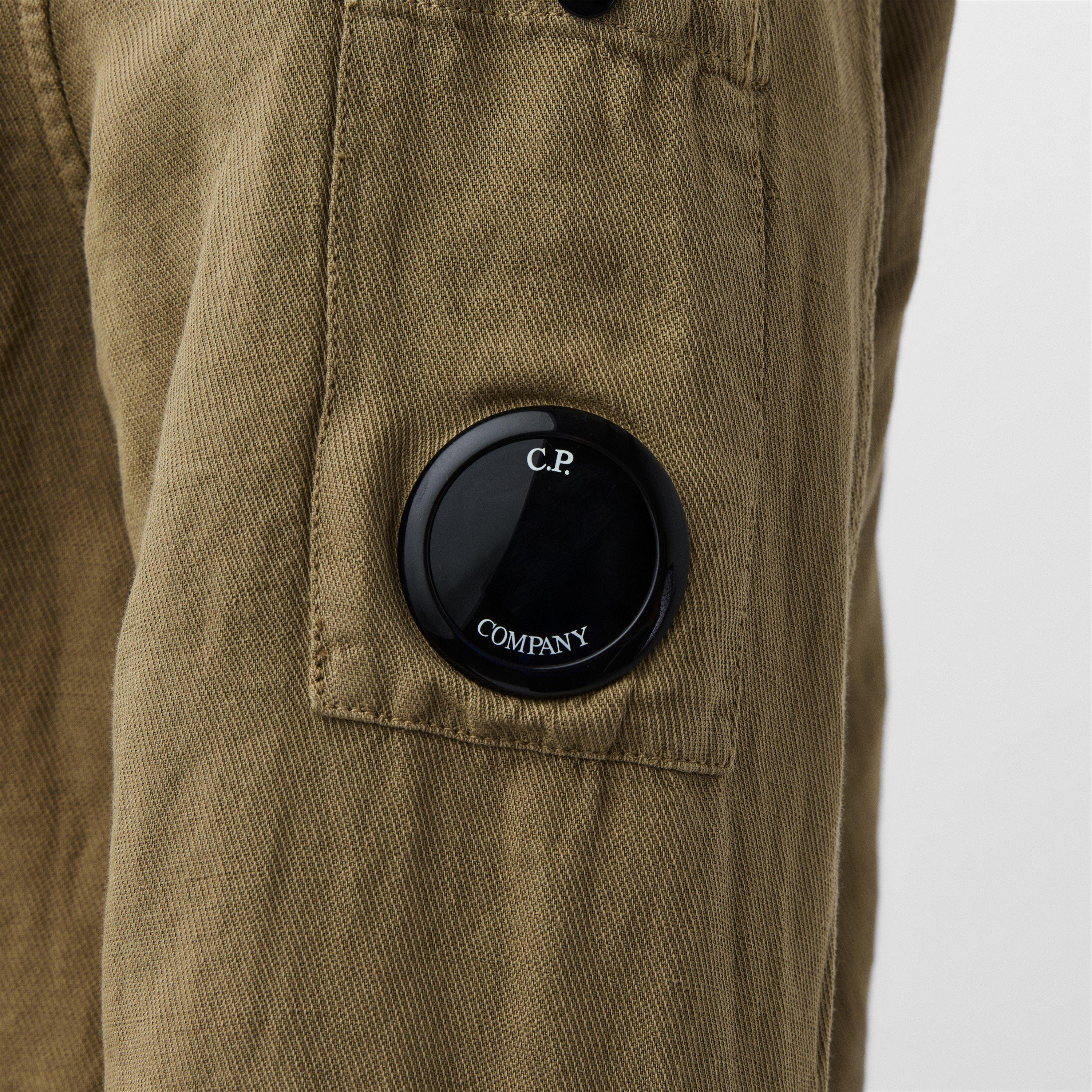 Tree House 305 - CP Company - Men's  Linen Cotton Blend Overshirt - 5