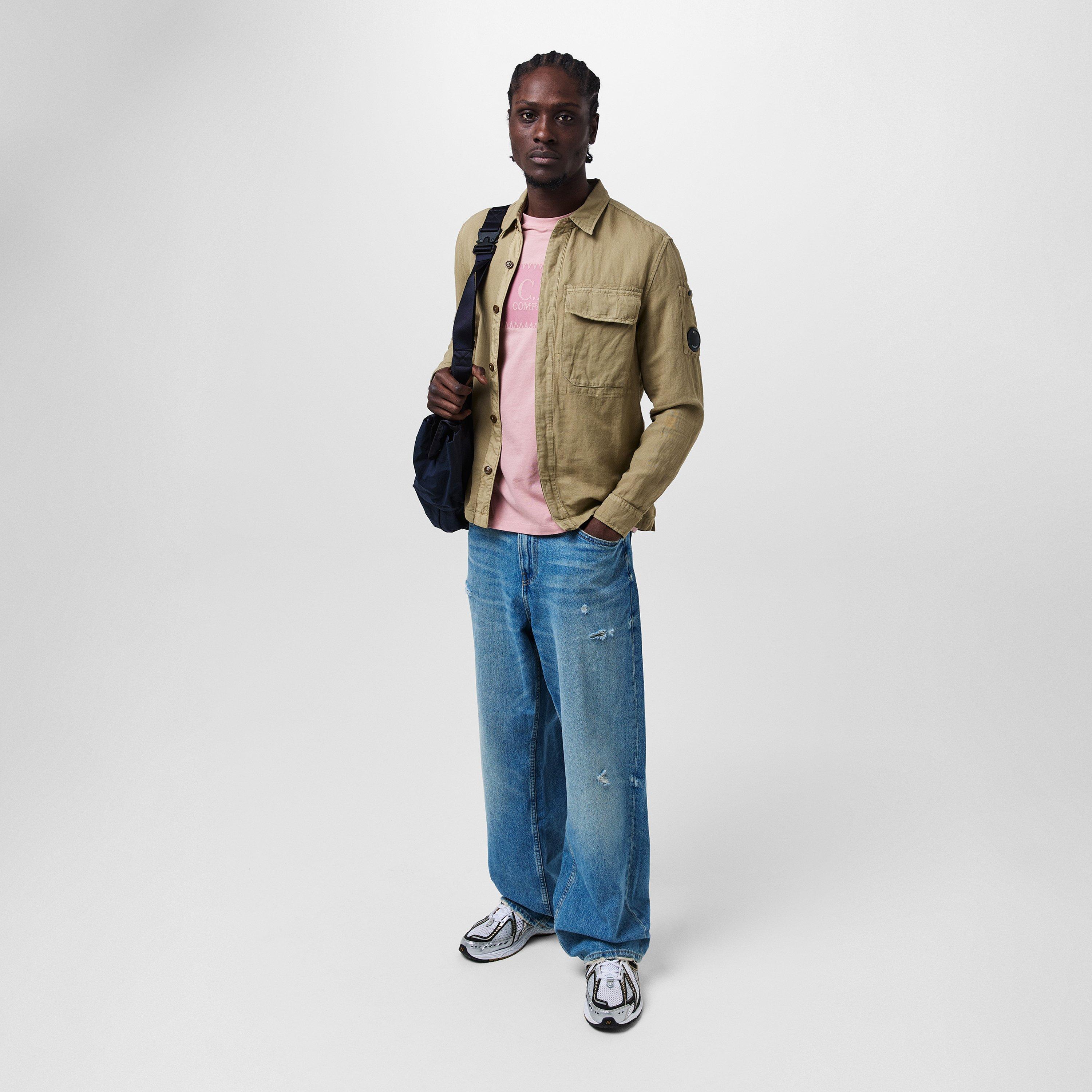 Tree House 305 - CP Company - Men's  Linen Cotton Blend Overshirt - 6