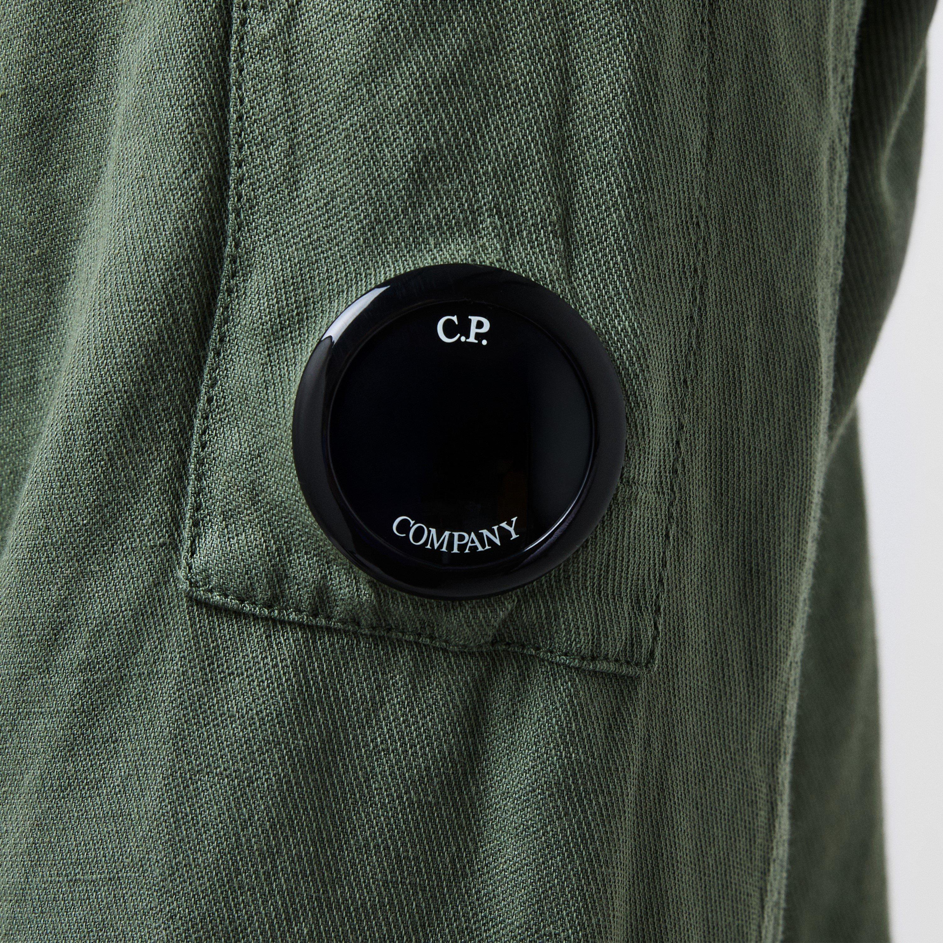 Thyme 669 - CP Company - Men's  Linen Cotton Blend Overshirt - 5