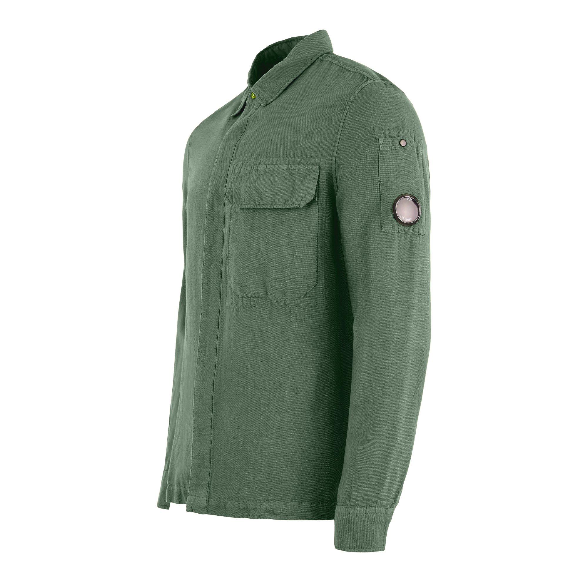 Thyme 669 - CP Company - Men's  Linen Cotton Blend Overshirt - 7