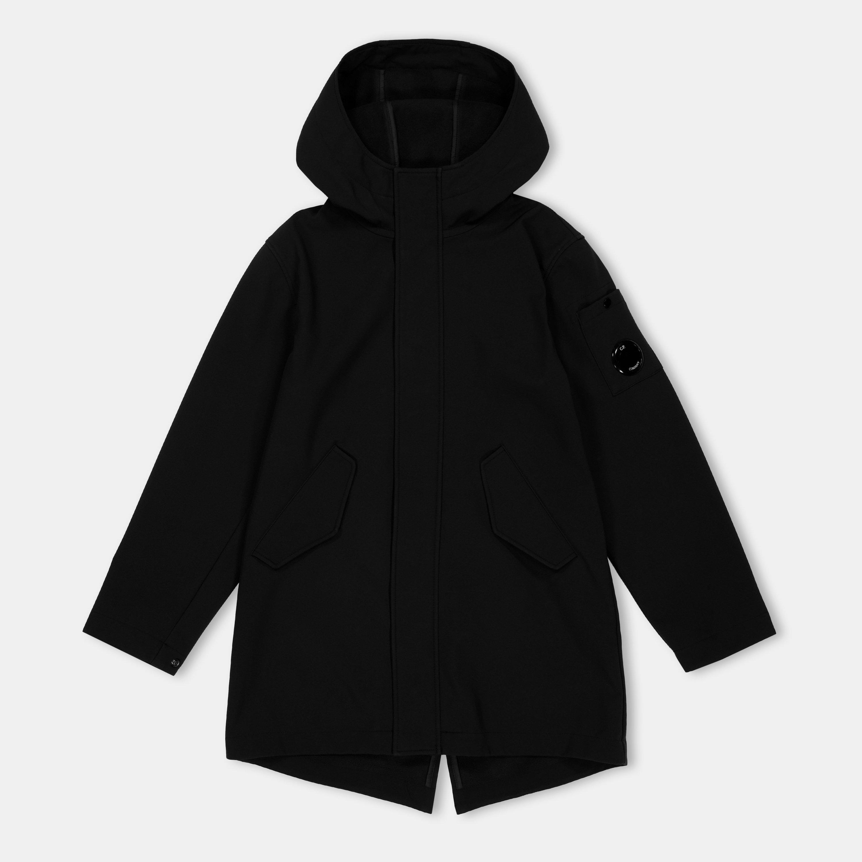 Black 60100 - CP Company - Kids' Shell Weather Resistant Parka - 1