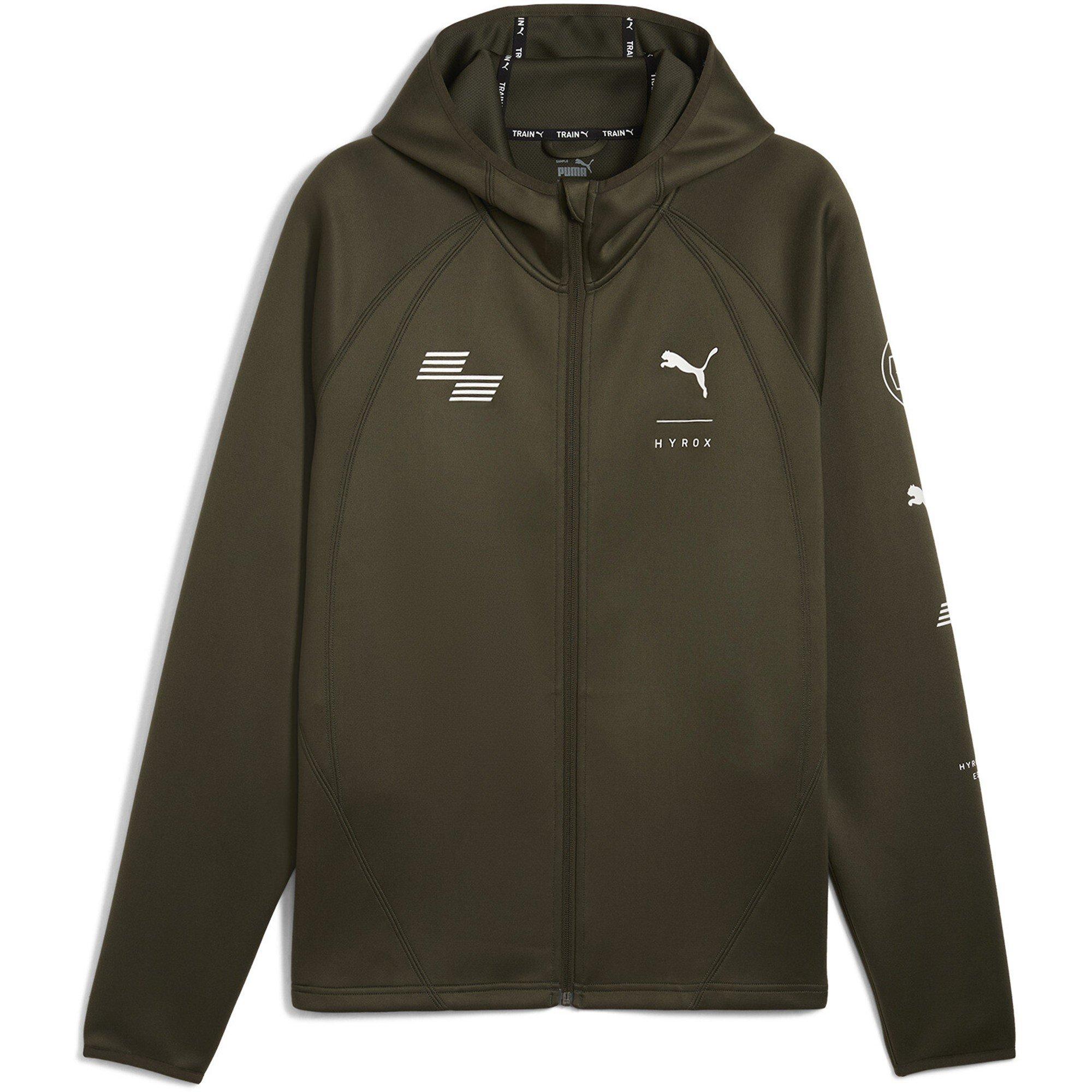 Dark Olive - Puma - Puma Hyrox X Cloudspun Techbl Jacket Training Mens - 1