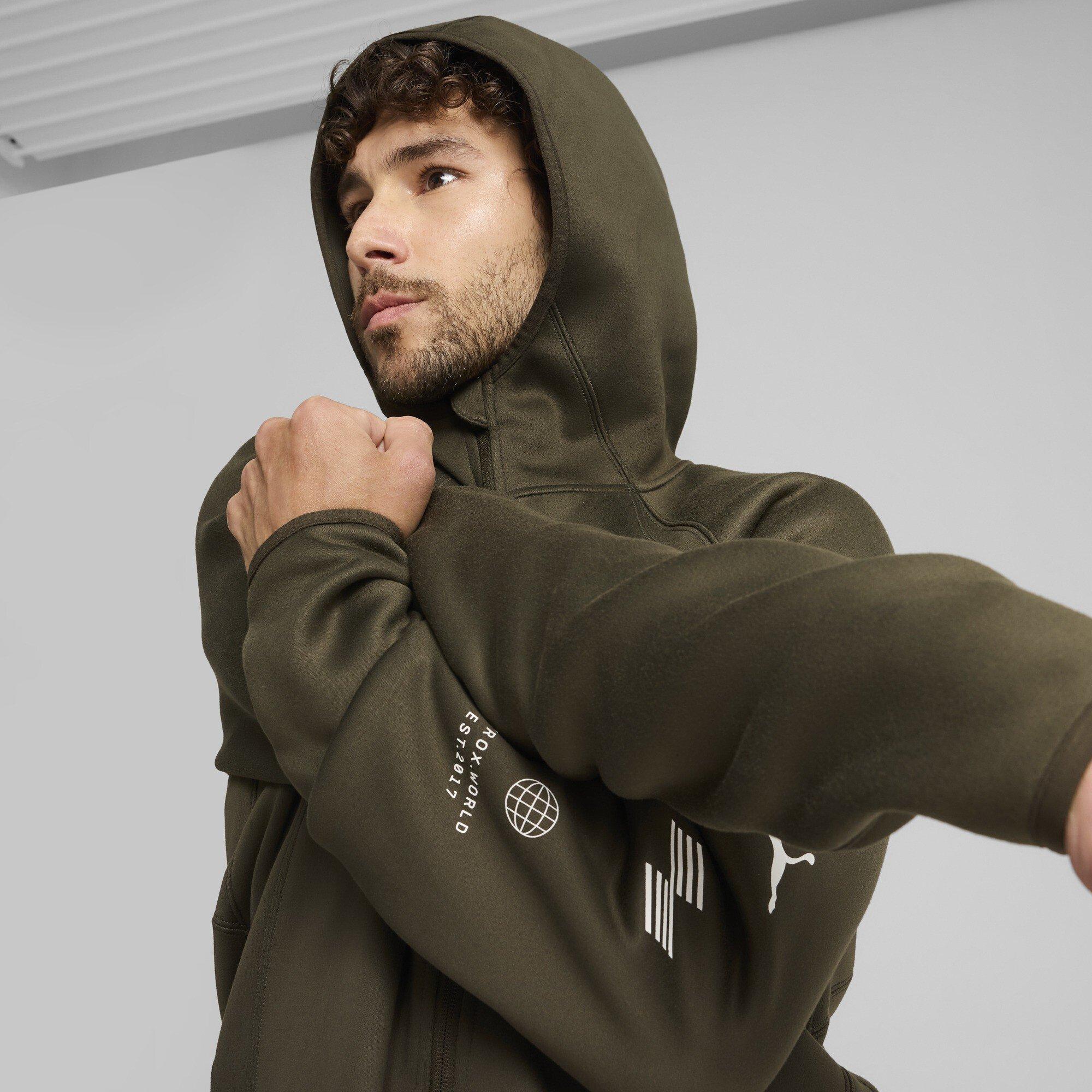 Dark Olive - Puma - Puma Hyrox X Cloudspun Techbl Jacket Training Mens - 5