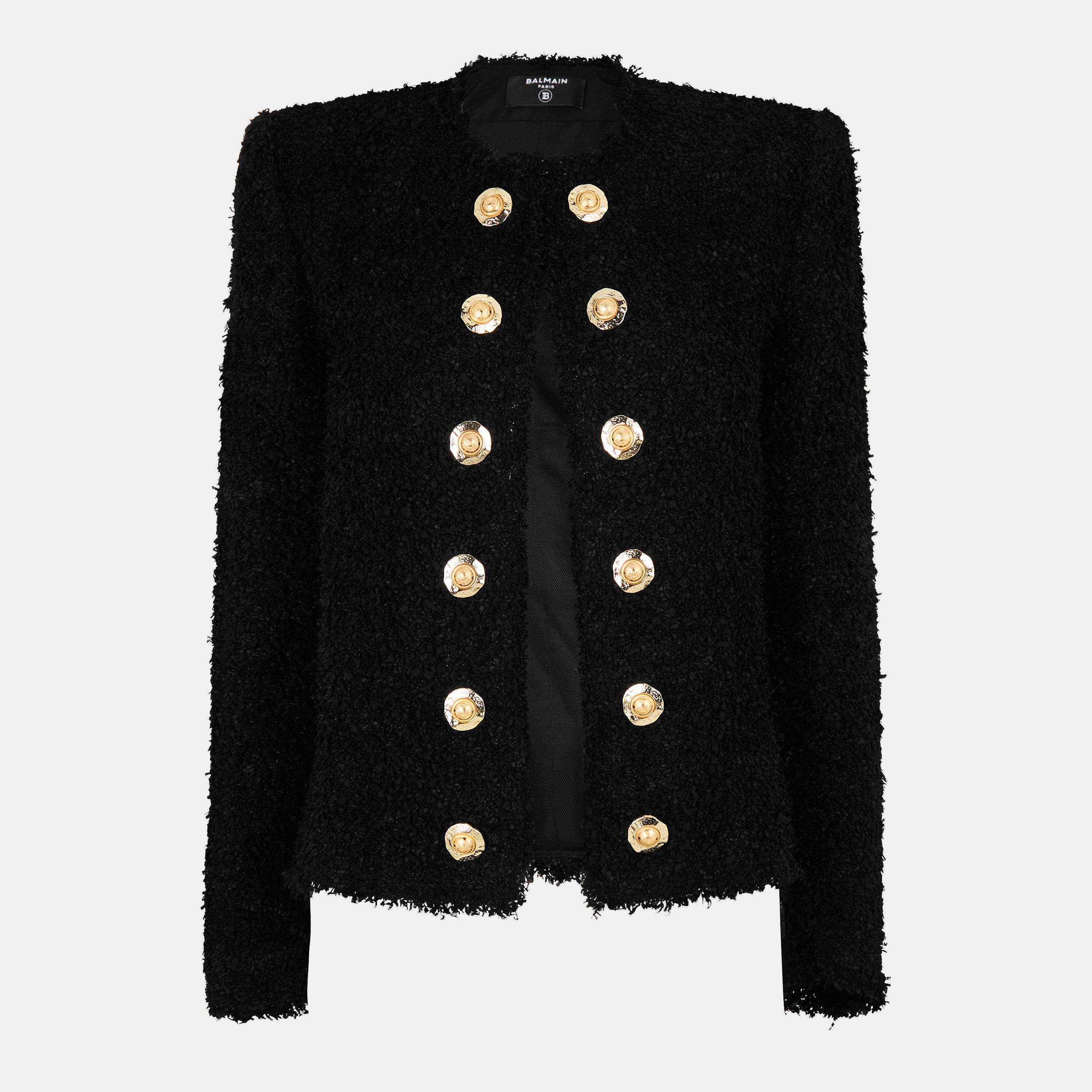 Noir - Balmain - Women's Softshell Jacket - 1