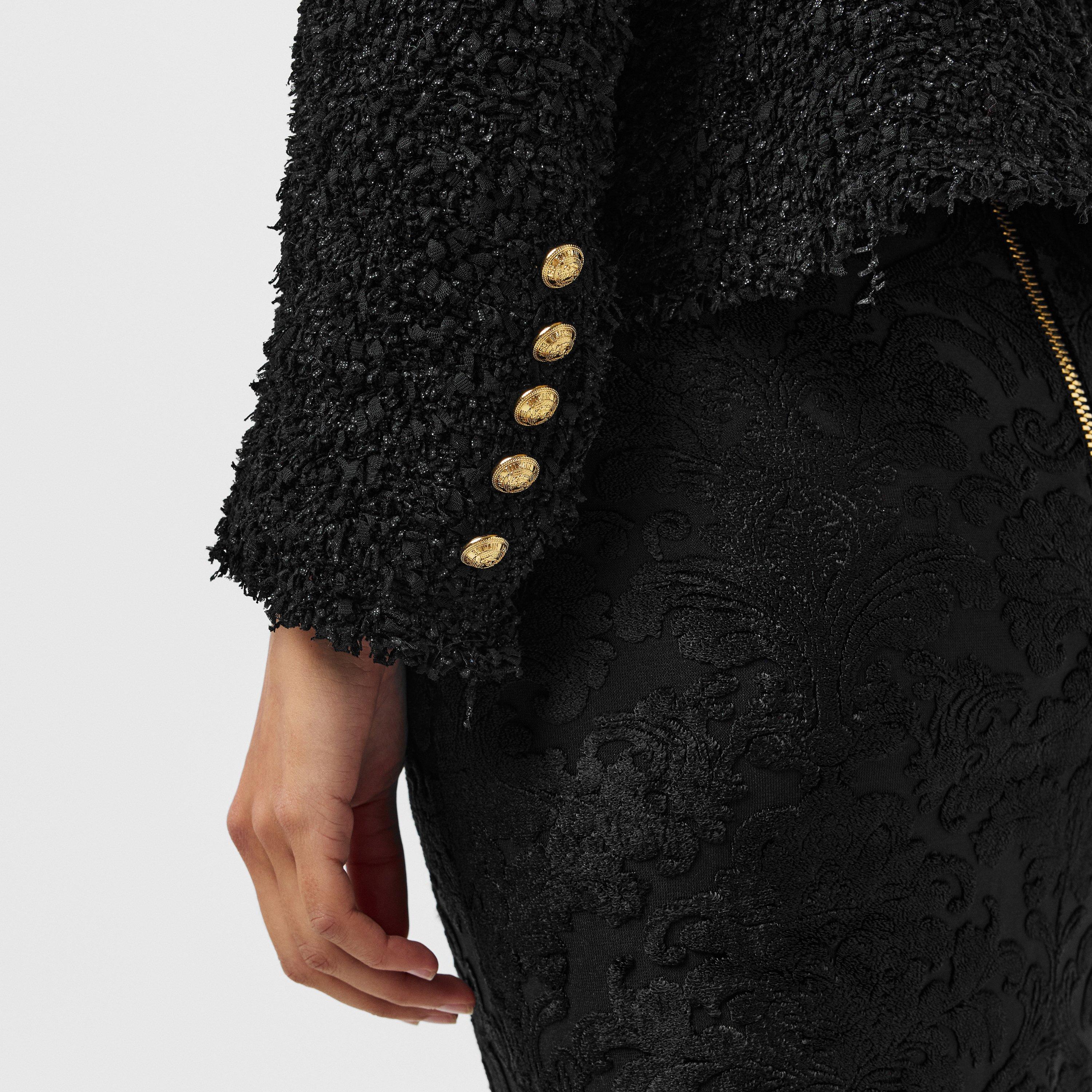 Noir - Balmain - Women's  Windproof Water-Resistant Softshell Jacket - 5