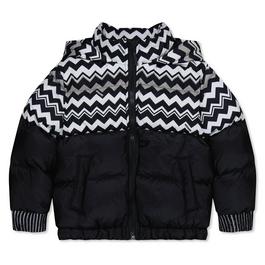 Missoni Zigzag Print Puffer Jacket Juniors