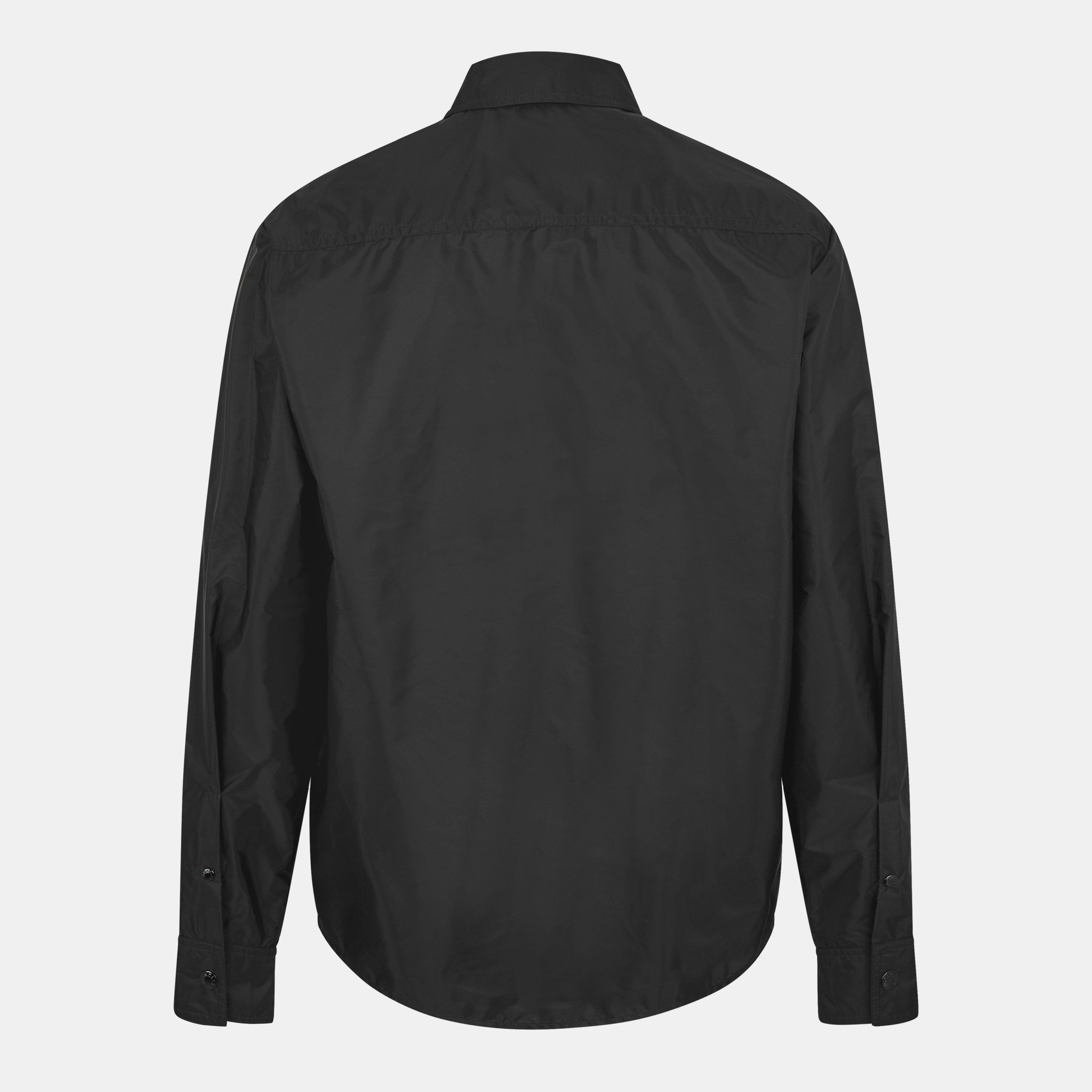 Black 999 - Moncler - Men's Long Sleeve Full Zip 3 Pocket Overshirt - 2