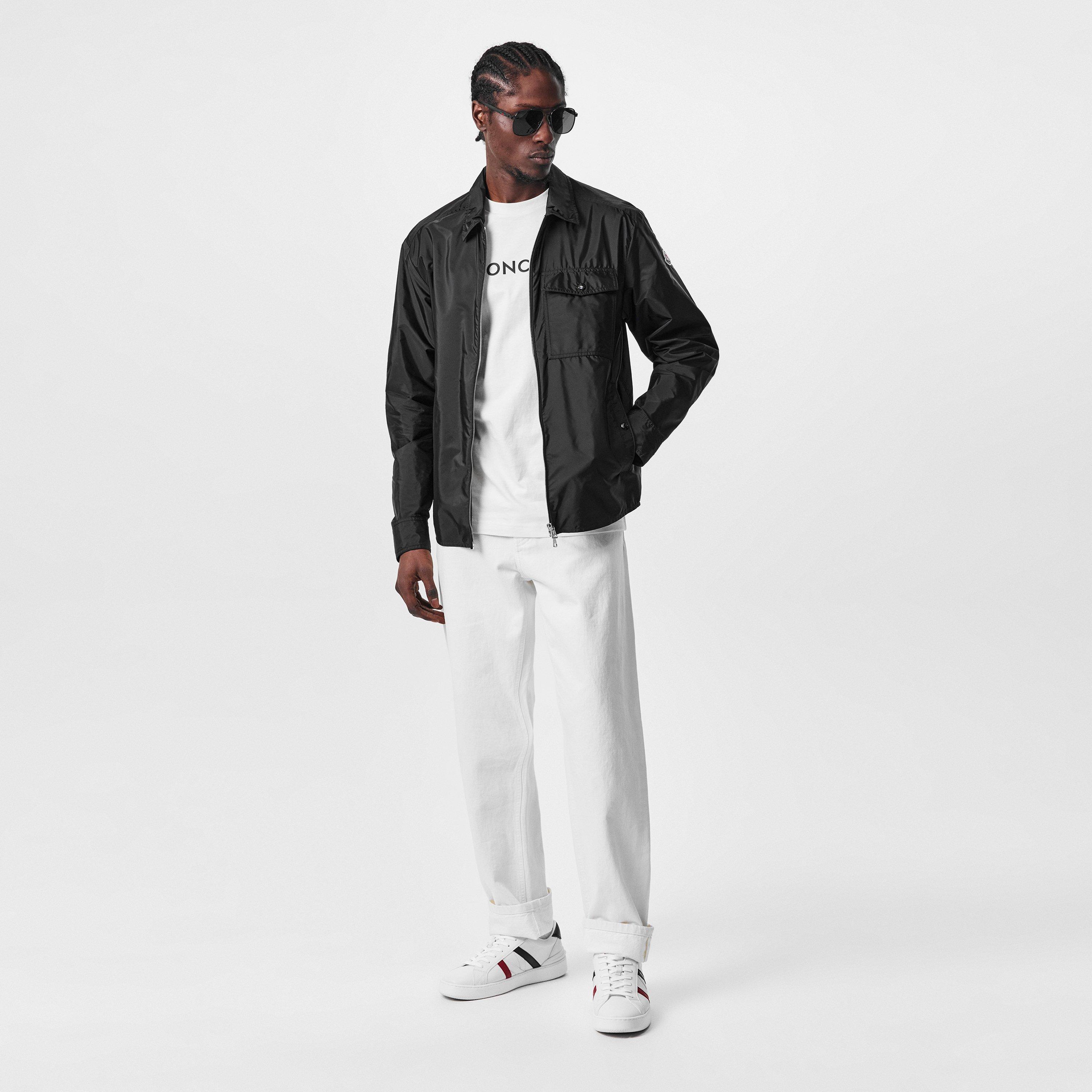 Black 999 - Moncler - Men's Long Sleeve Full Zip 3 Pocket Overshirt - 6