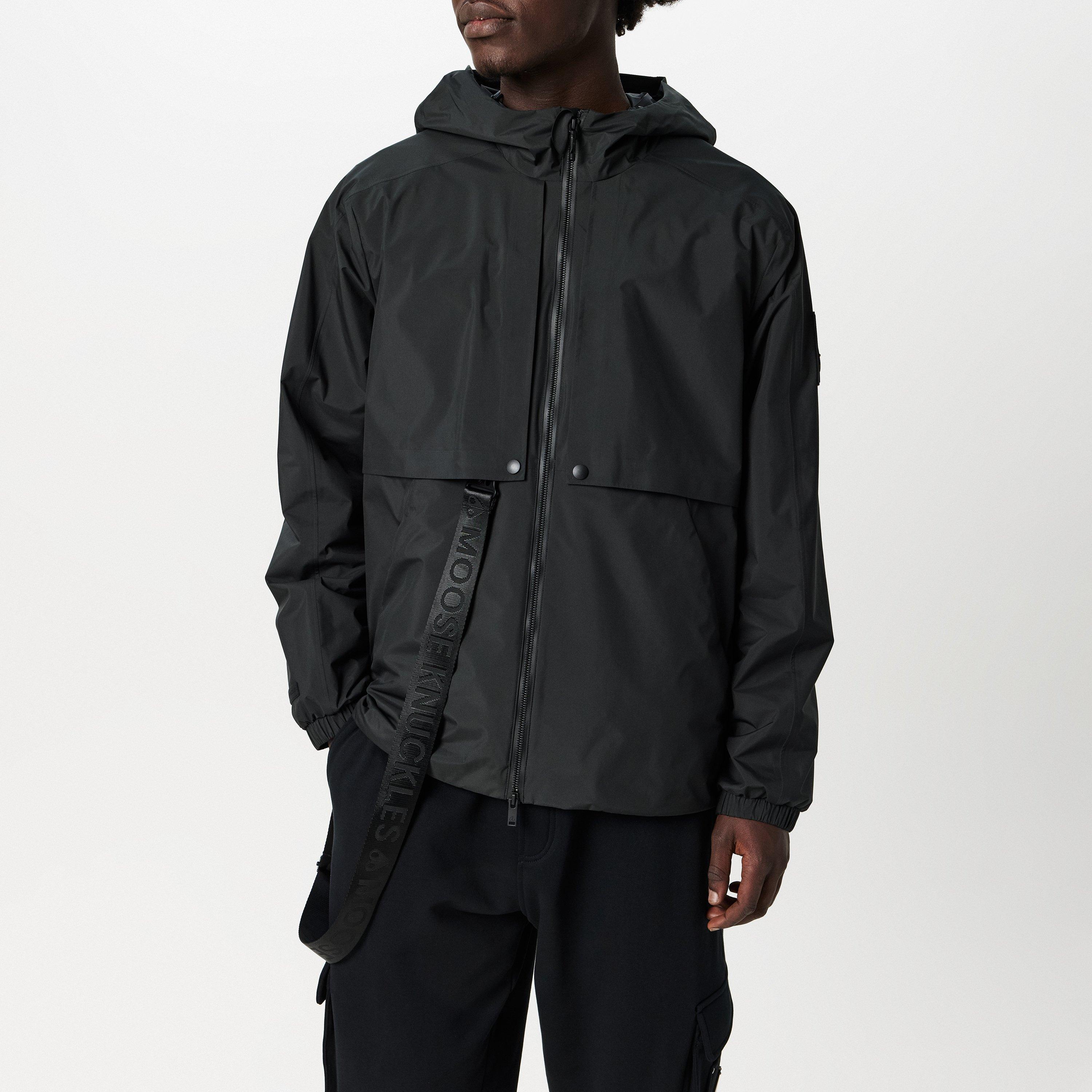 Black 292 - Moose Knuckles - Men's Knox Weather-Resistant Windbreaker - 3