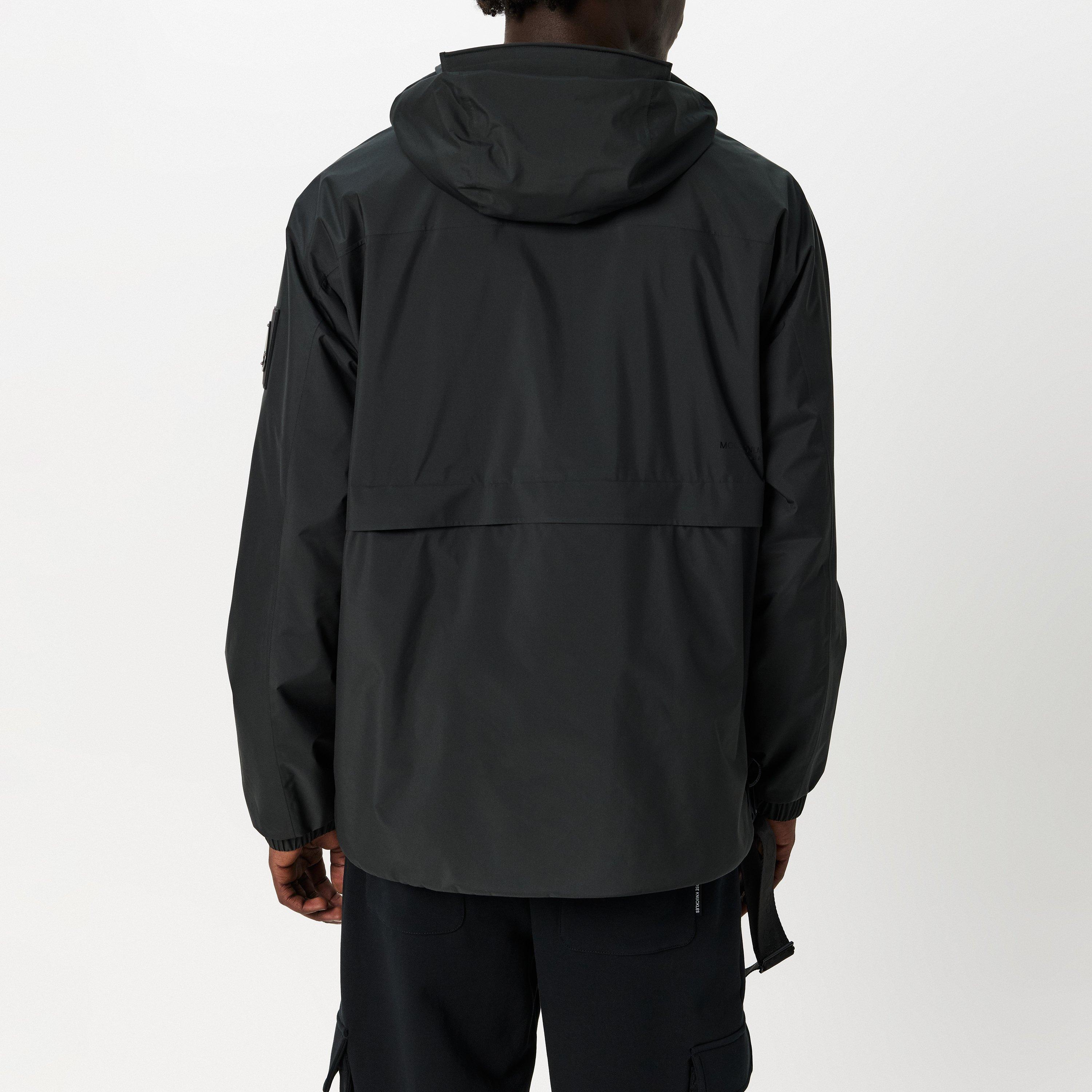 Black 292 - Moose Knuckles - Men's Knox Weather-Resistant Windbreaker - 4