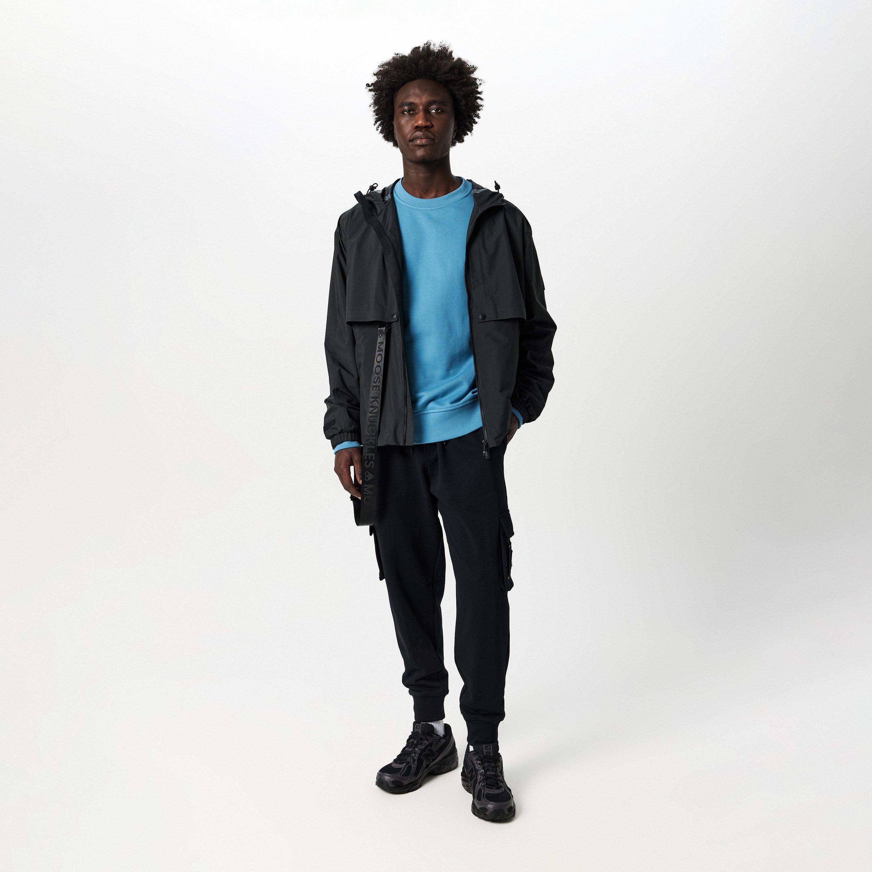 Black 292 - Moose Knuckles - Men's Knox Weather-Resistant Windbreaker - 6