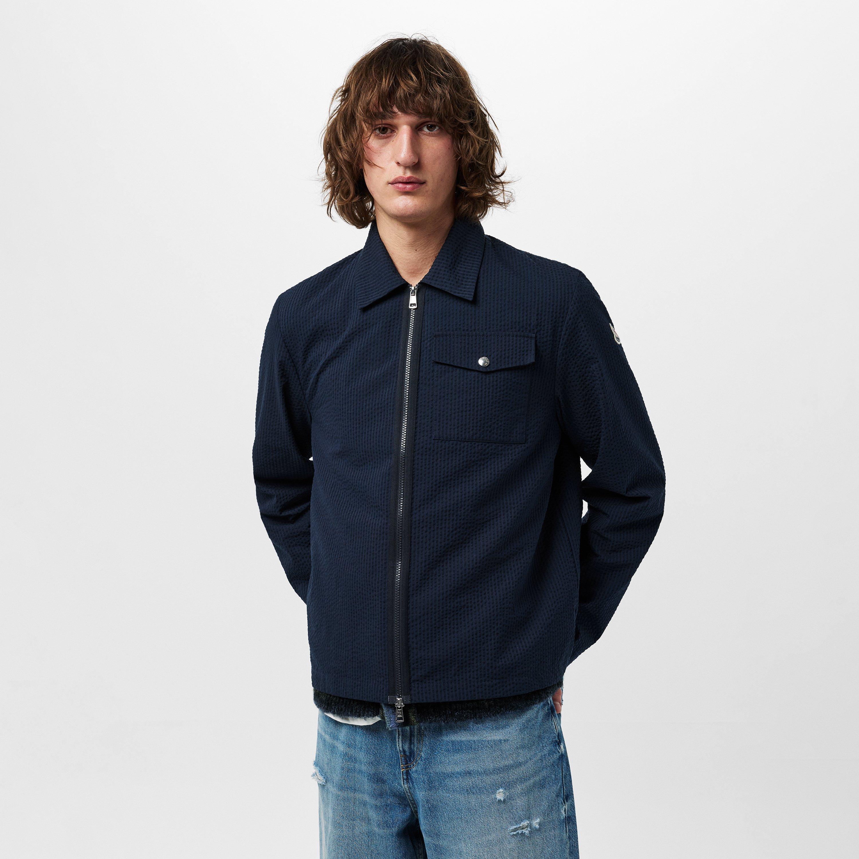 Navy 780 - Moncler - Men's  Short Sleeve Lightweight Overshirt - 3