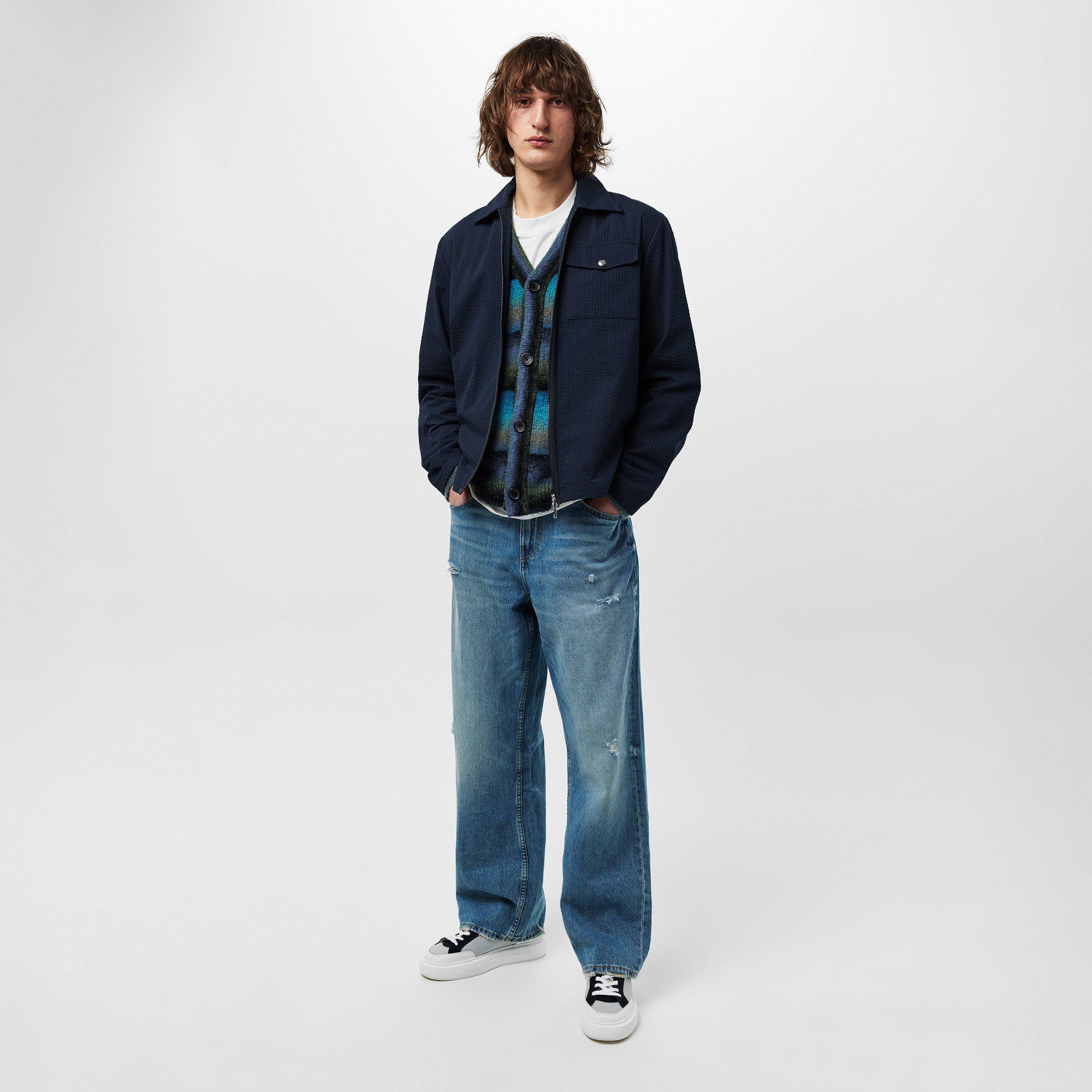 Navy 780 - Moncler - Men's  Short Sleeve Lightweight Overshirt - 6