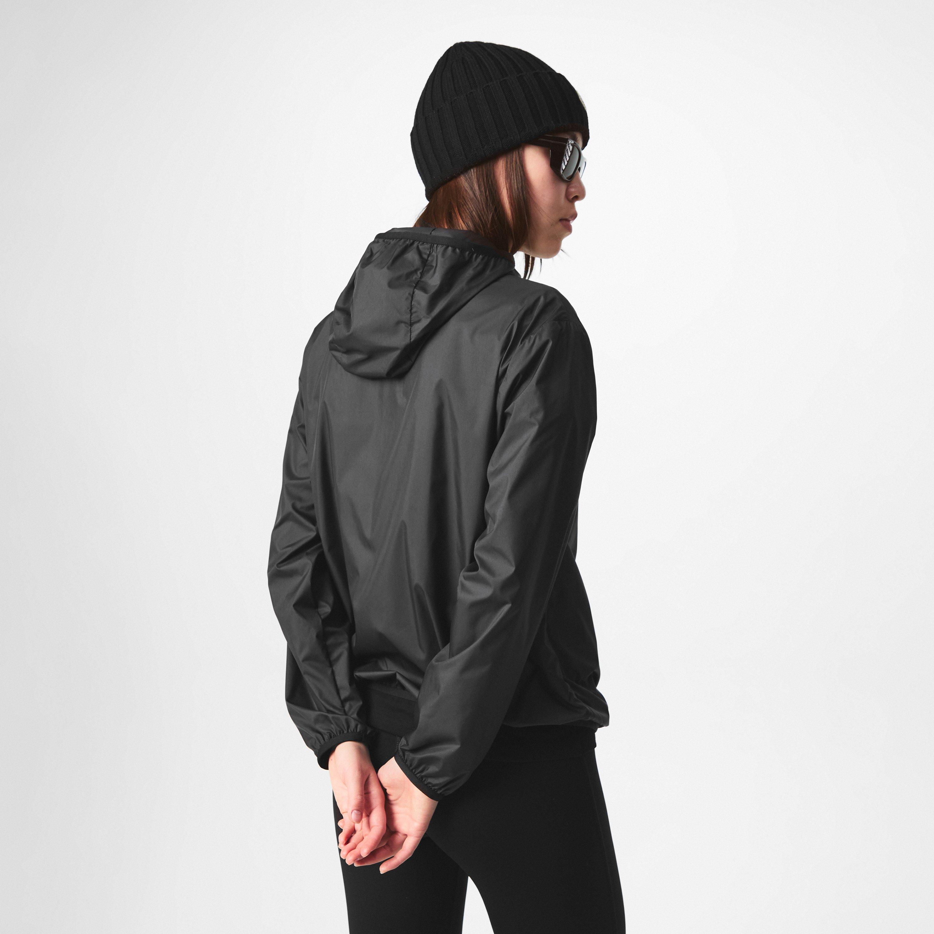 Black 999 - Moncler - Women's Fegeo Wind Resistant Hooded Long Sleeve Softshell Jacket - 4