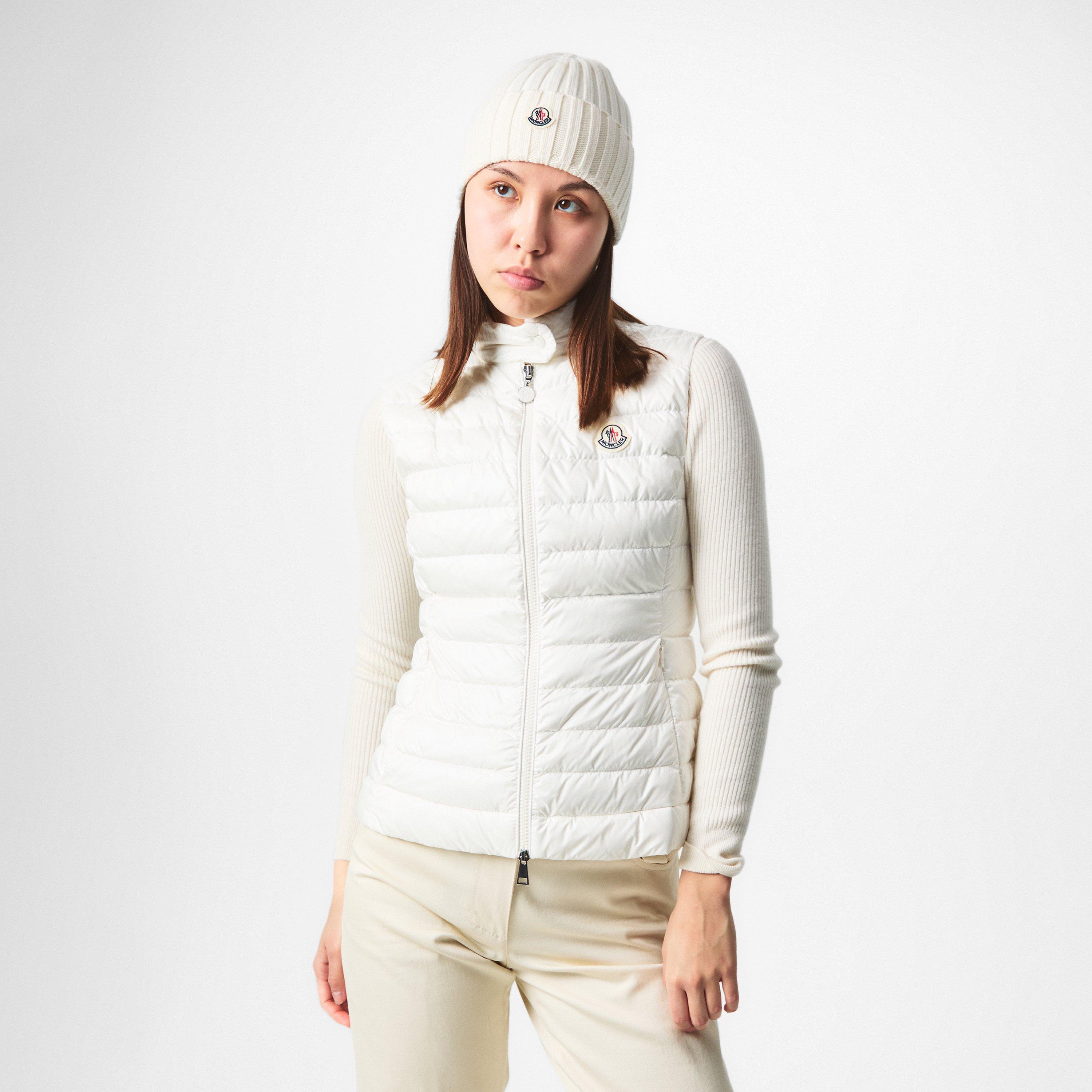 White 034 - Moncler - Women's Igens Down Sleeveless Gilet - 3