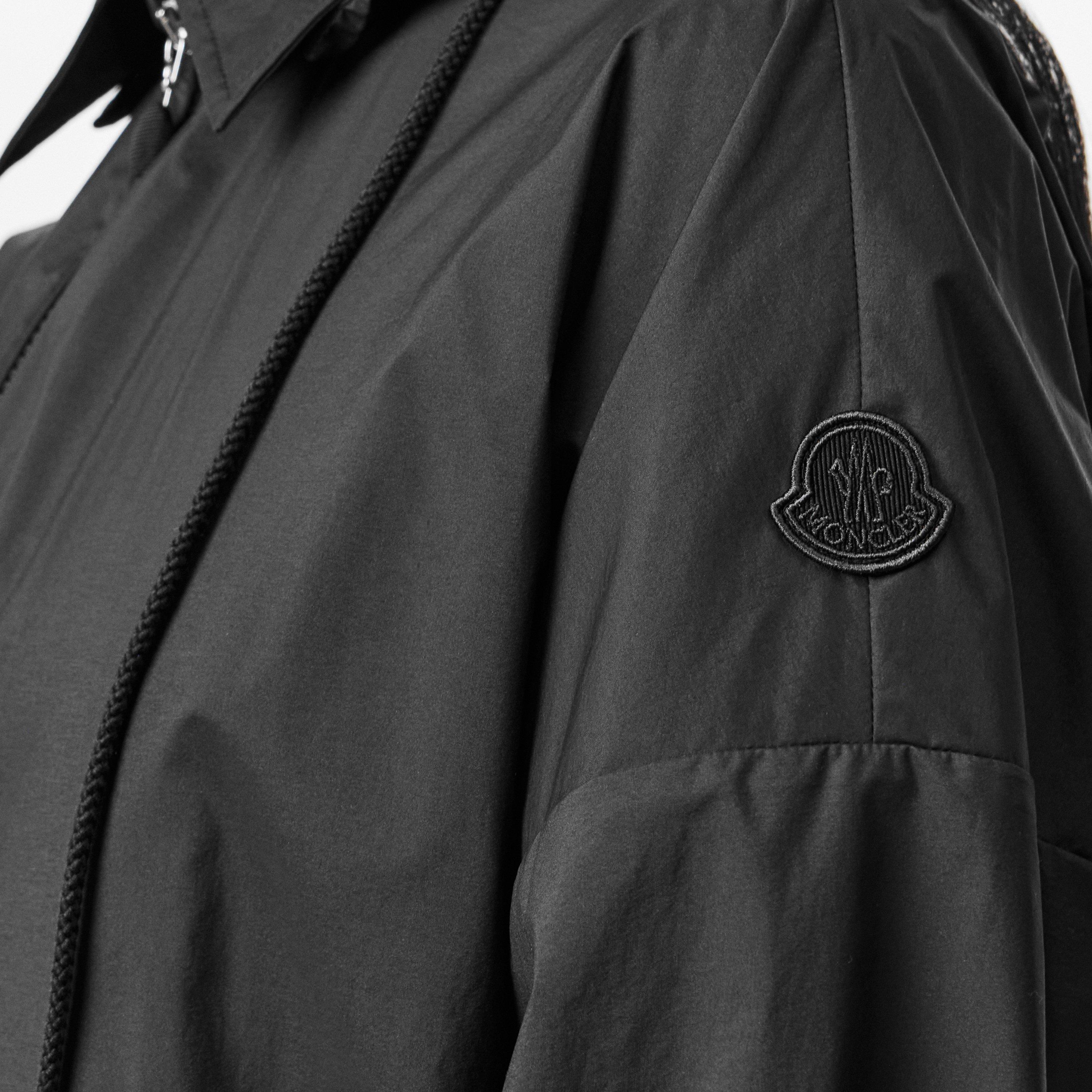 Black 999 - Moncler - Women's  Floral Macrame Cotton Short Sleeve Overshirt - 5