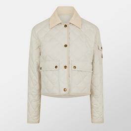 Moncler Chitre Diamond Quilted Padded Shirt Jacket