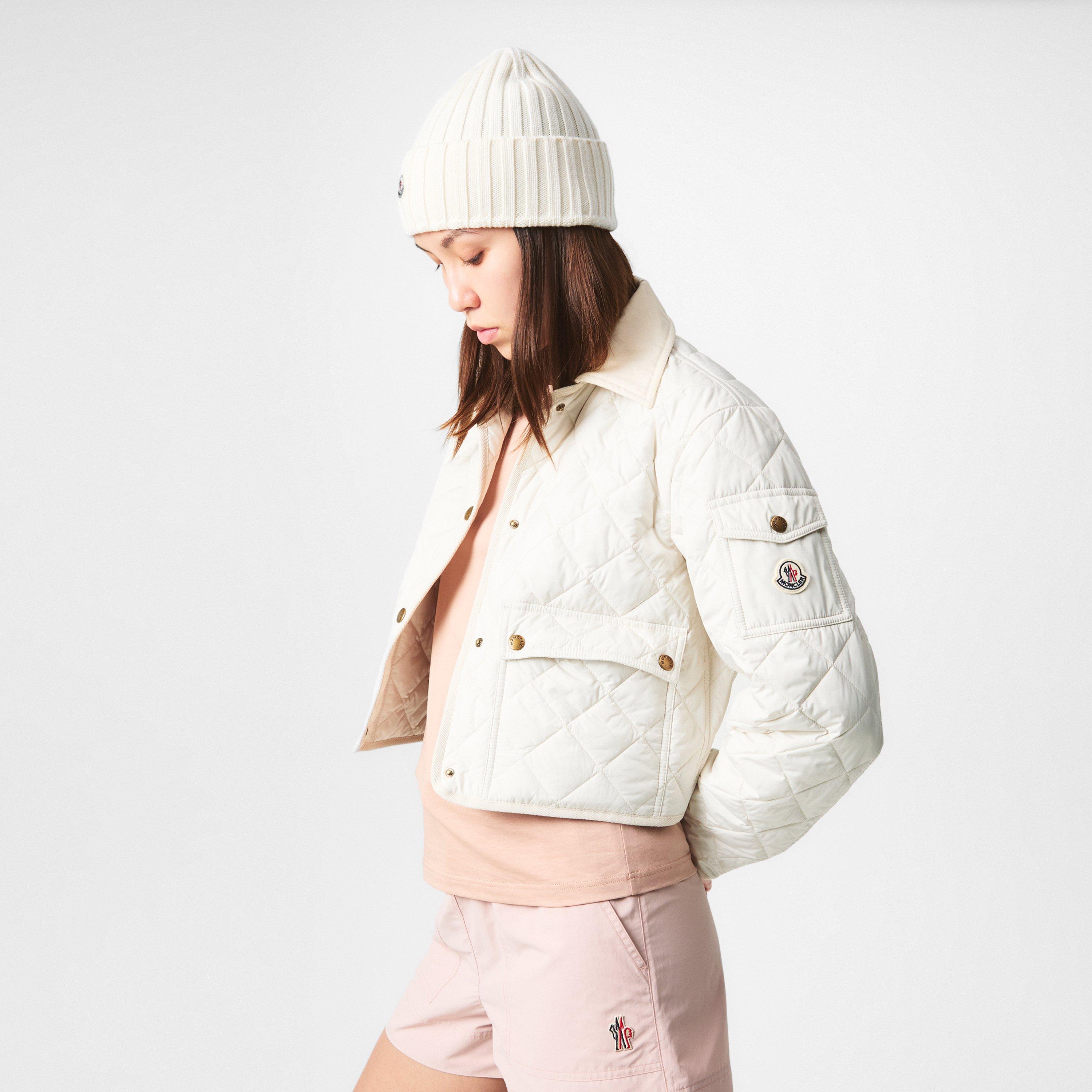 White 081 - Moncler - Women's  Chitre Long Sleeve Quilted Jacket - 3