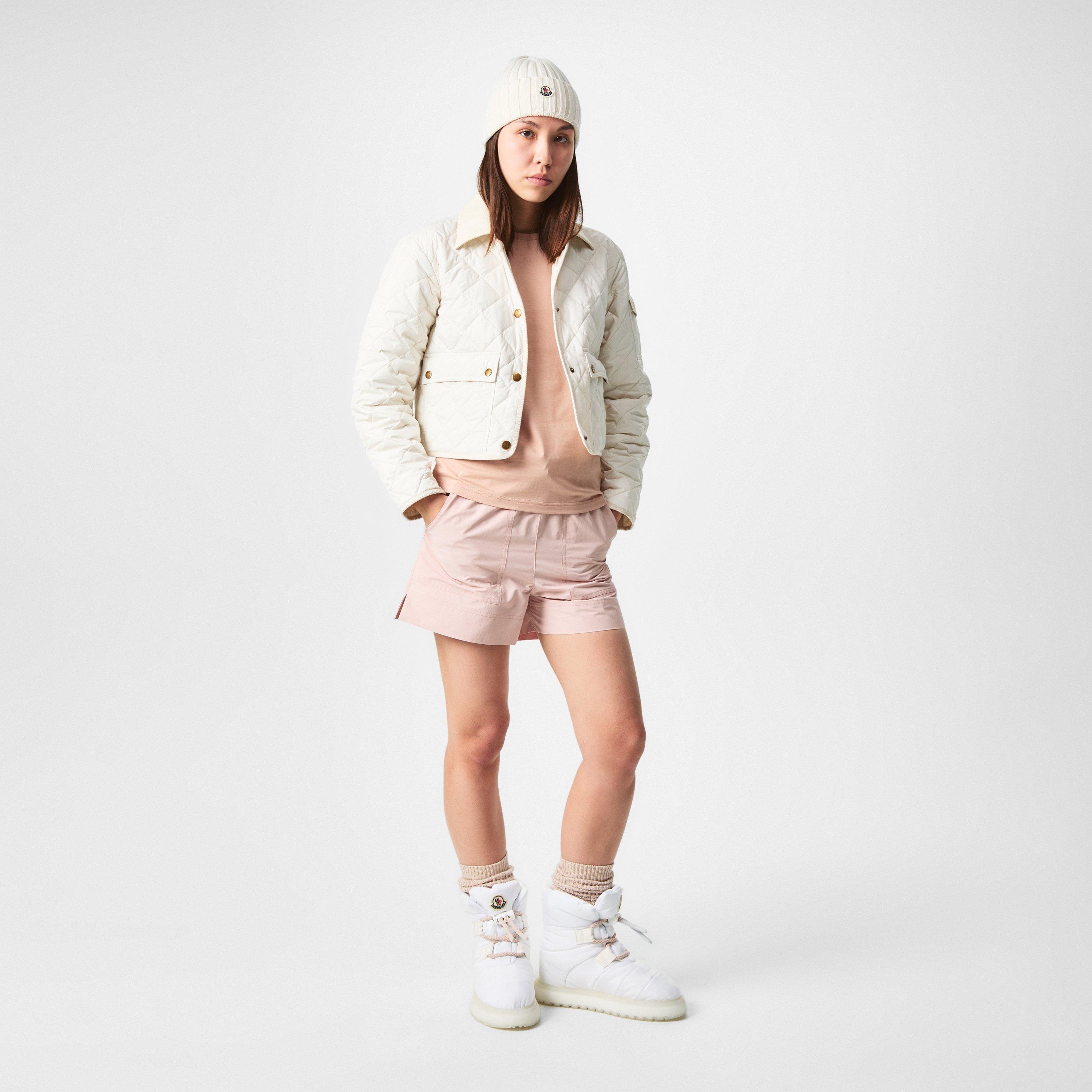 White 081 - Moncler - Women's  Chitre Long Sleeve Quilted Jacket - 6