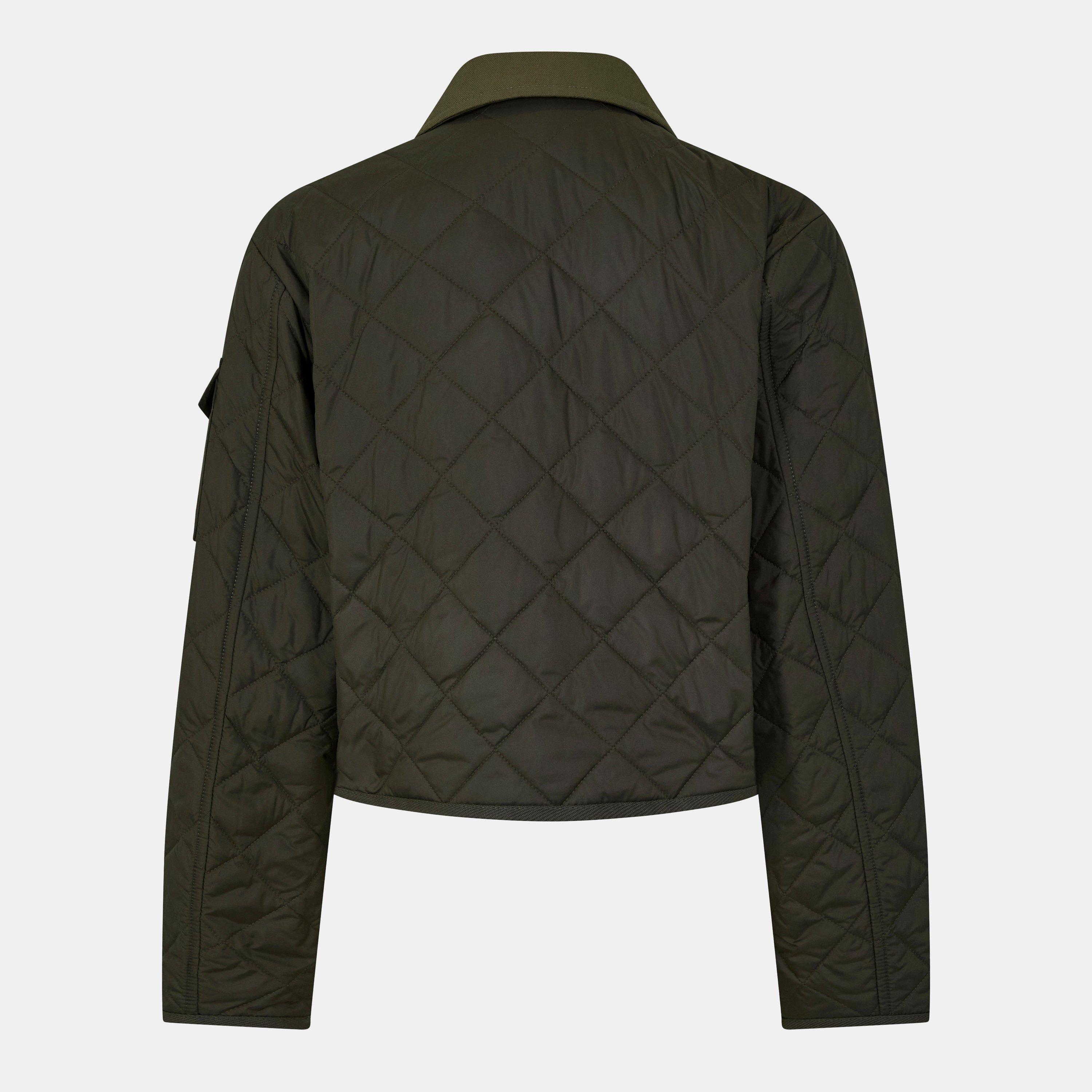 Green 826 - Moncler - Women's  Chitre Long Sleeve Quilted Jacket - 2