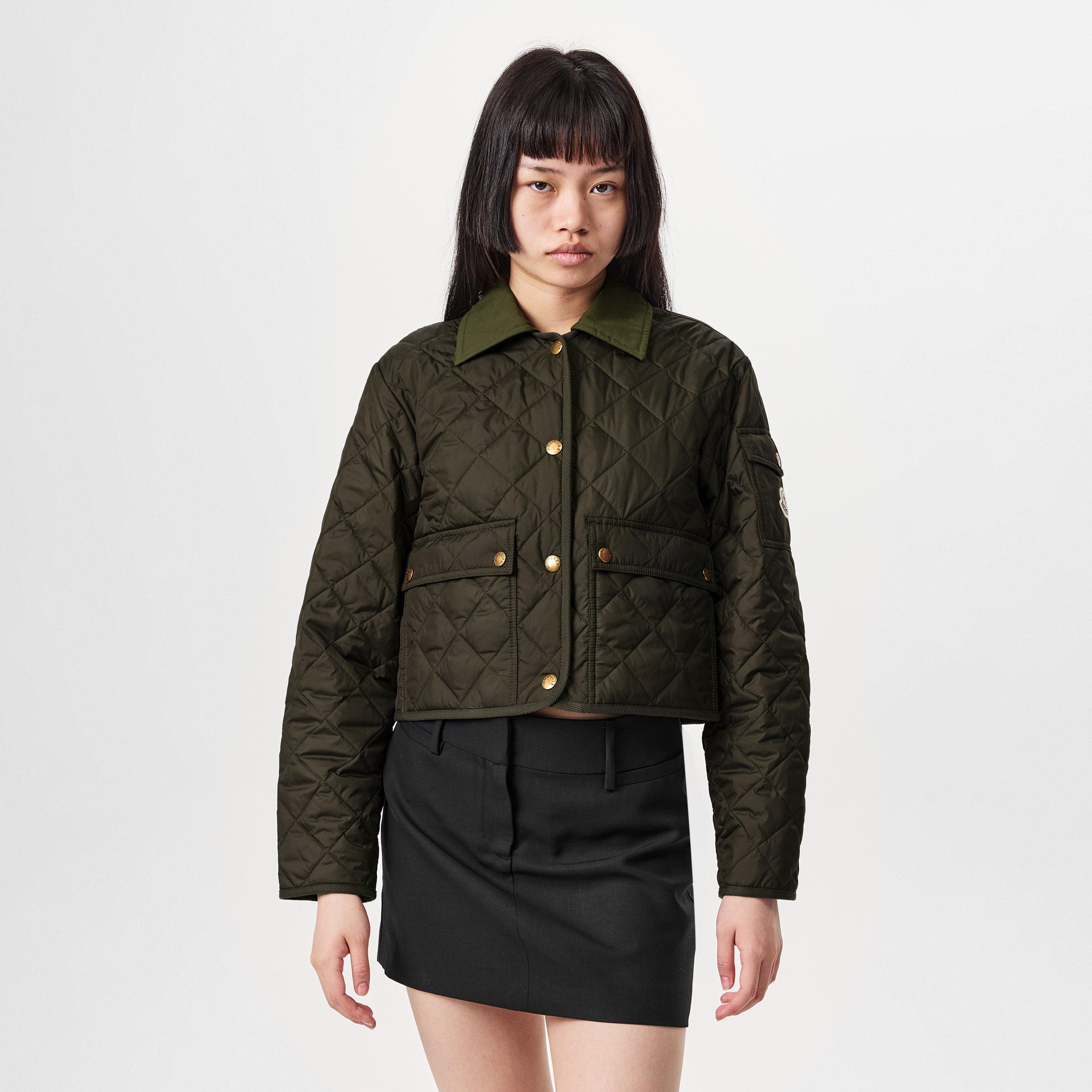 Green 826 - Moncler - Women's  Chitre Long Sleeve Quilted Jacket - 3