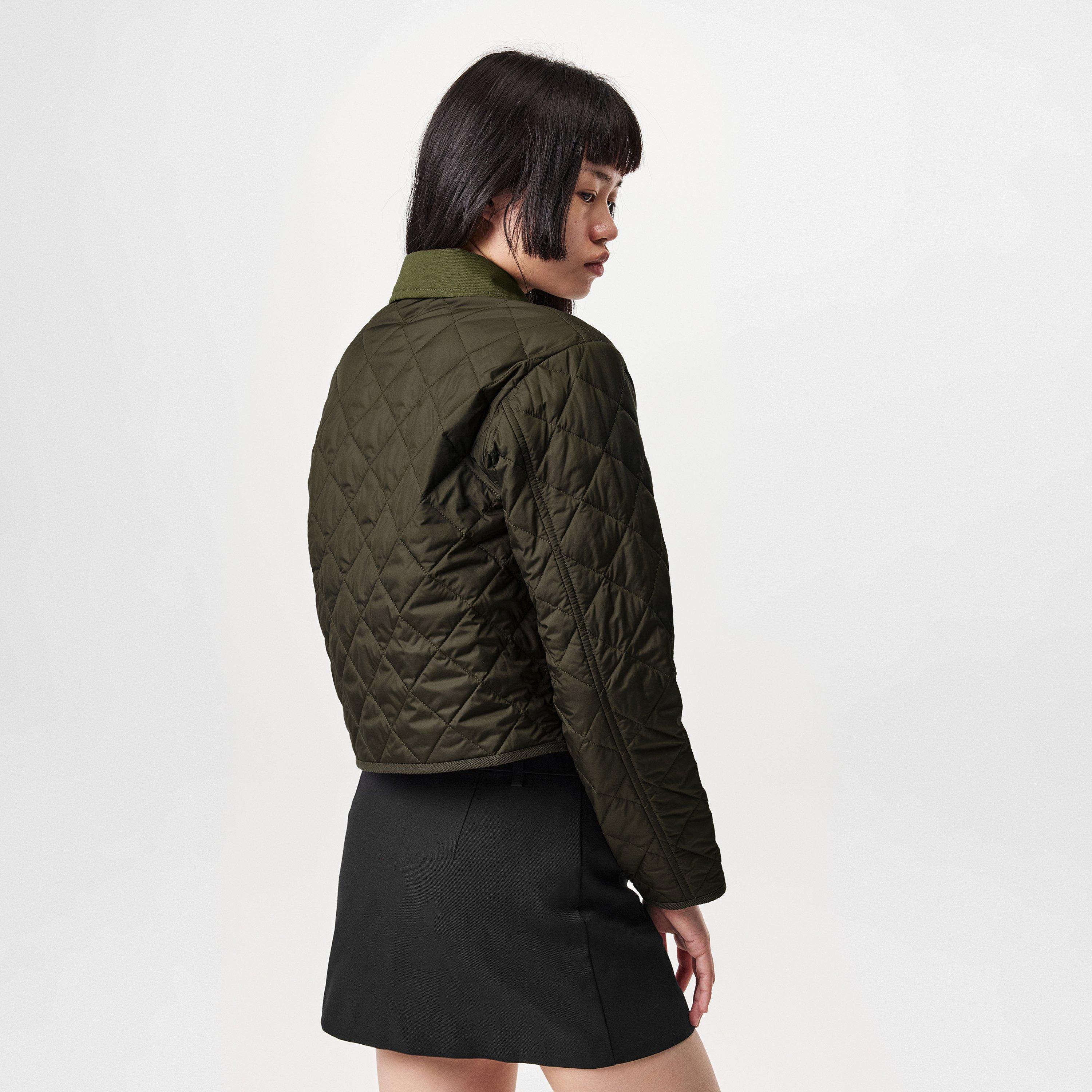 Green 826 - Moncler - Women's  Chitre Long Sleeve Quilted Jacket - 4
