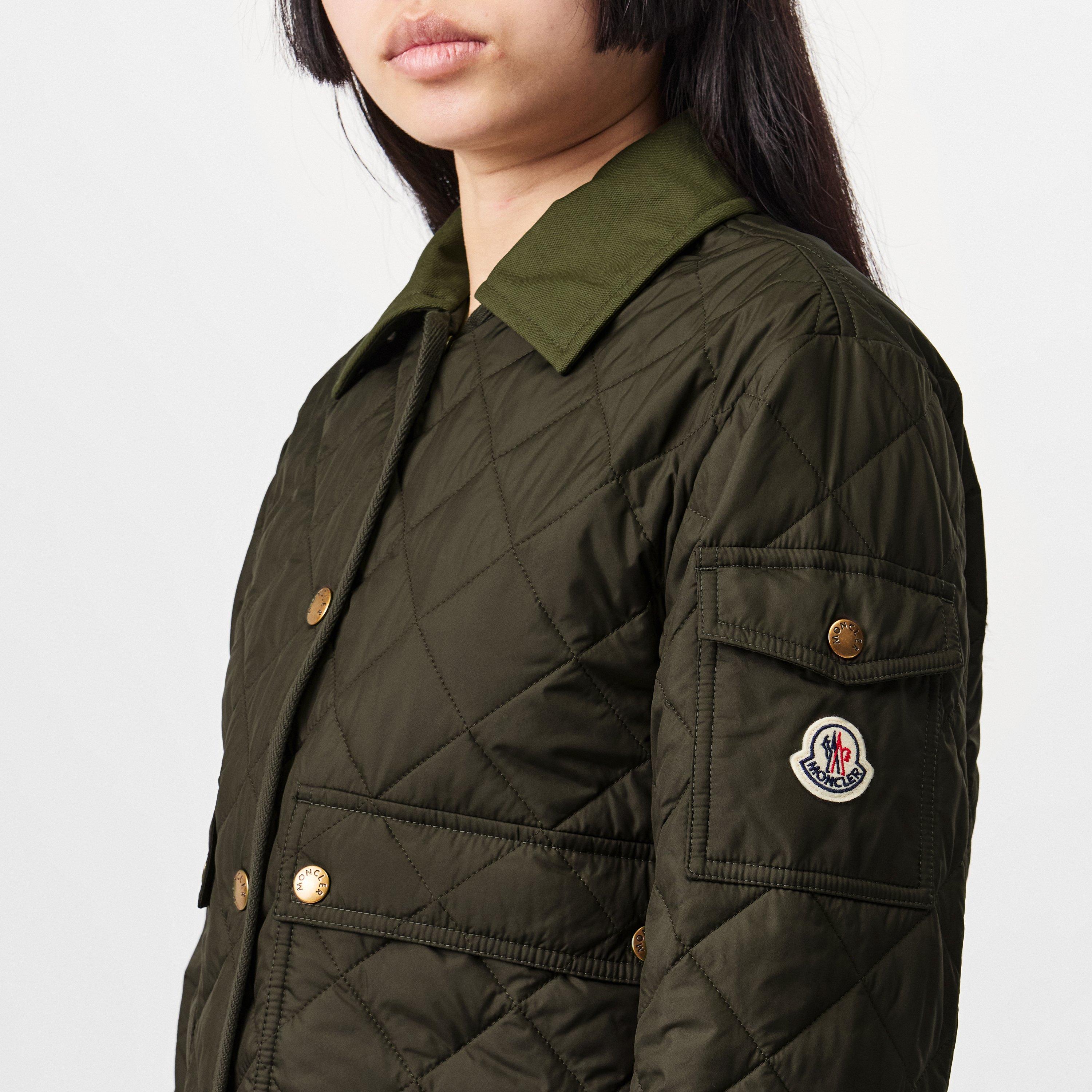 Green 826 - Moncler - Women's  Chitre Long Sleeve Quilted Jacket - 5