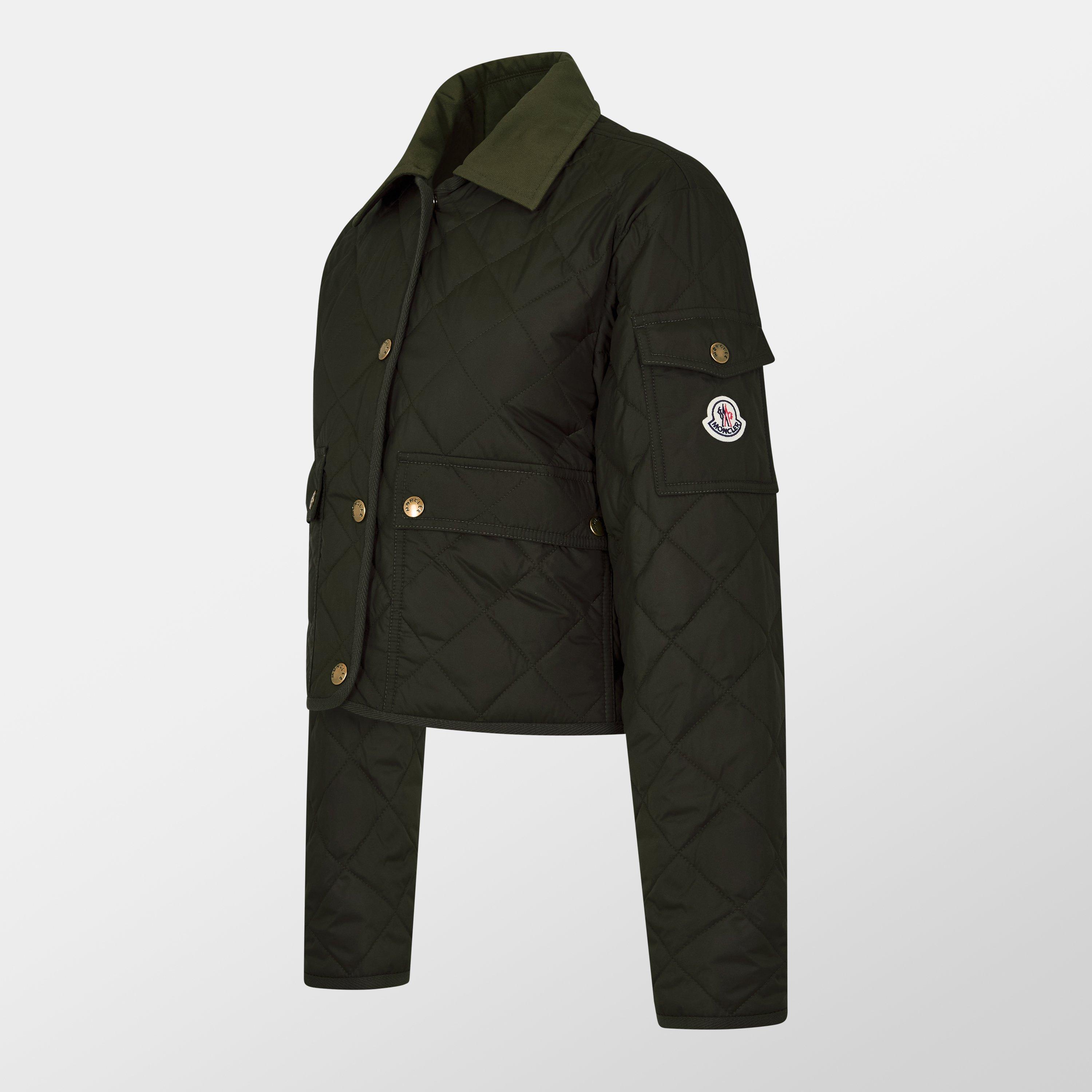 Green 826 - Moncler - Women's  Chitre Long Sleeve Quilted Jacket - 7