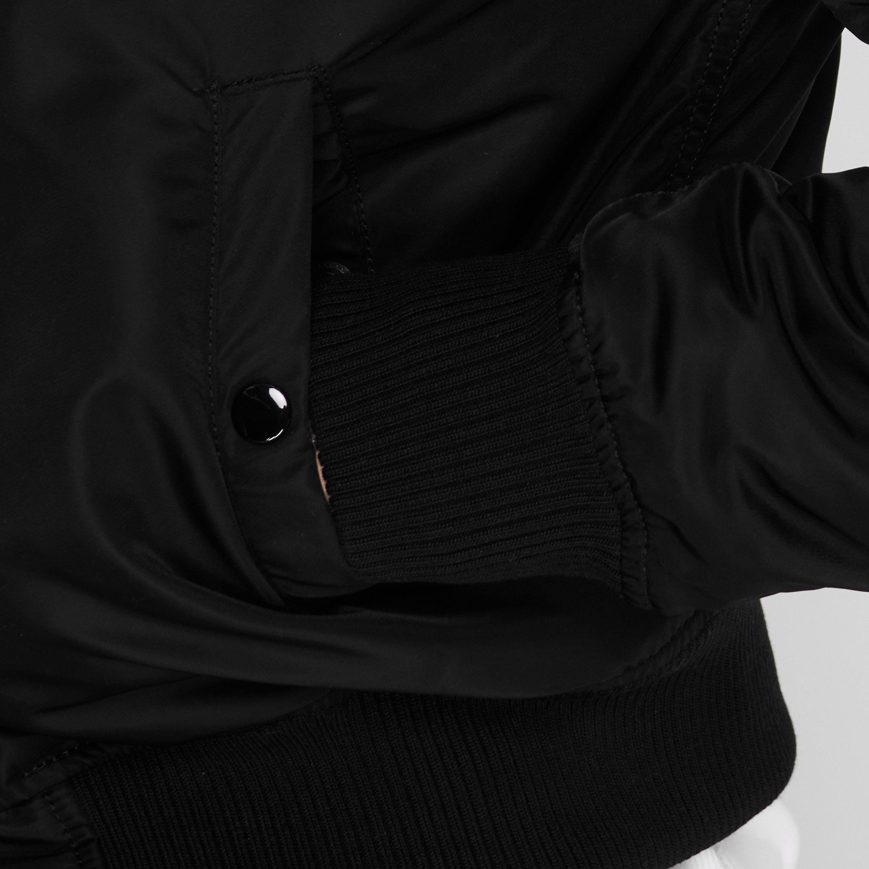 Black 03 - Alpha Industries - Men's MA VF NASA Long Sleeve Bomber Jacket - 5