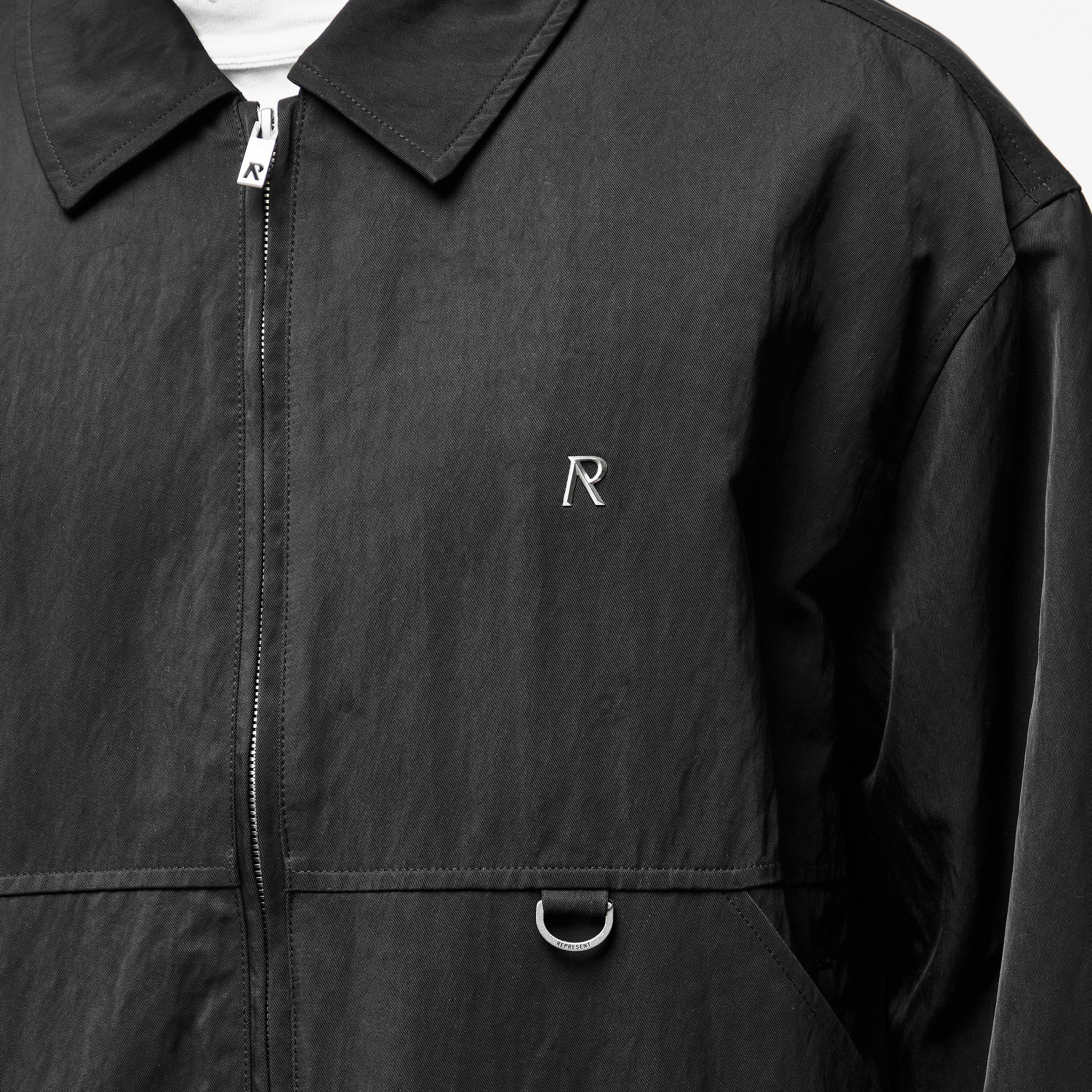Jet Black - Represent - Men's Durable Modern Fit Overshirt - 5