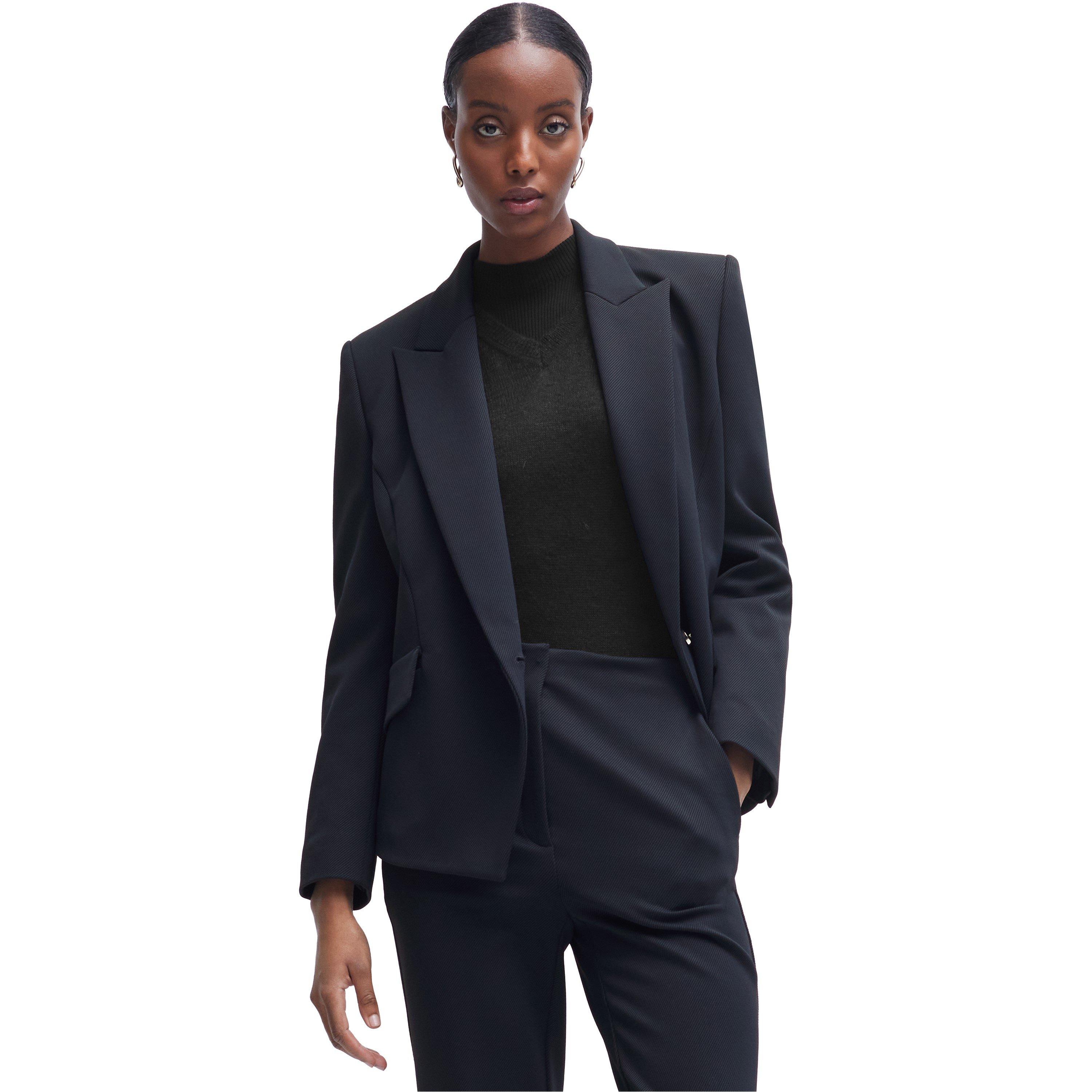 Dark Blue - Boss - Women's Jarinara Structured Blazer - 5
