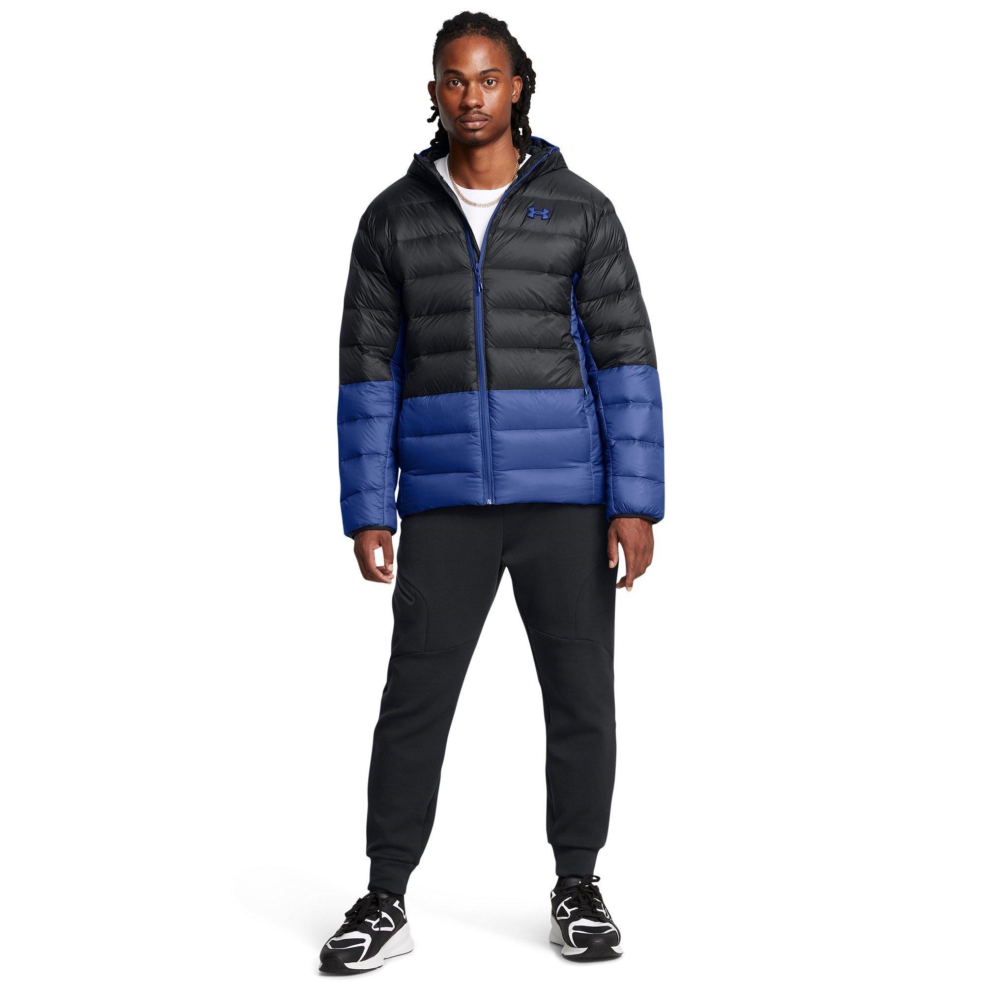 Black - Under Armour - Legend Down Hooded Puffer Jacket - 4
