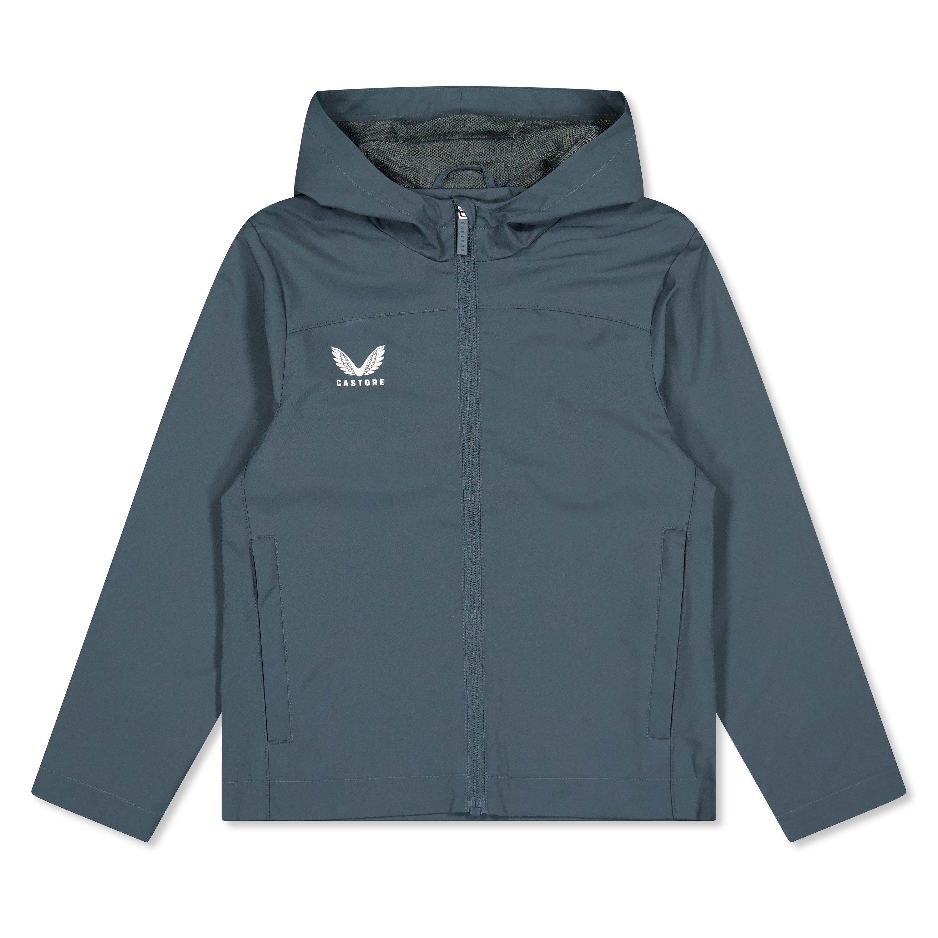 Dark Slate - Castore - Unisex Kids' Rain Anorak Jacket - 1