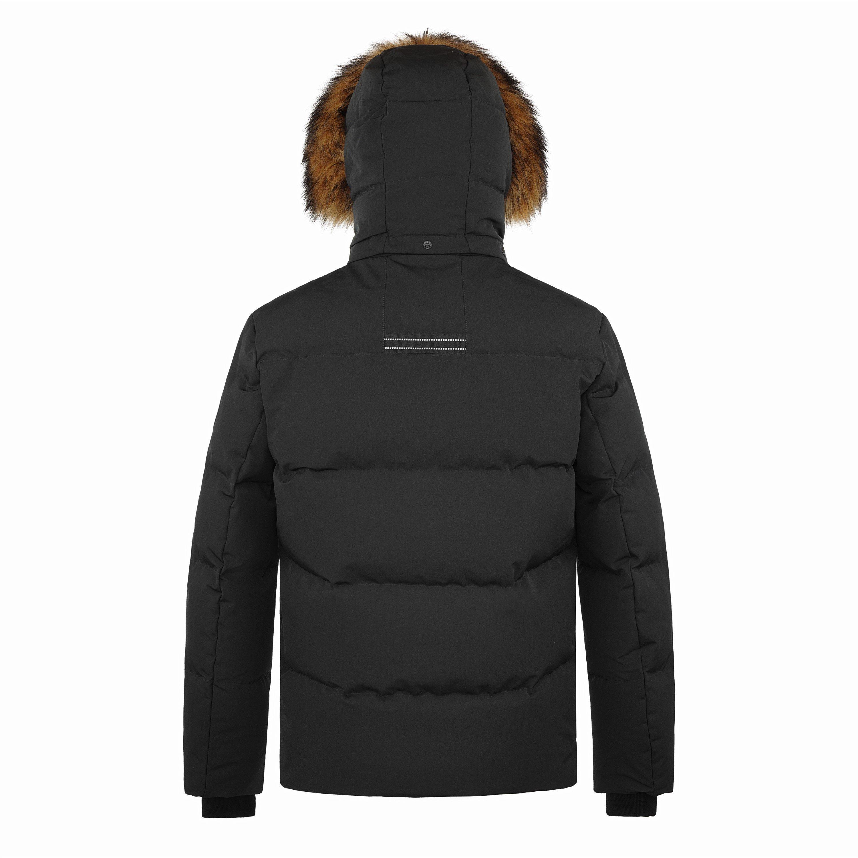 Black - Arctic Army - Men's Muskox Waterproof Baffle Stitching Parka - 2