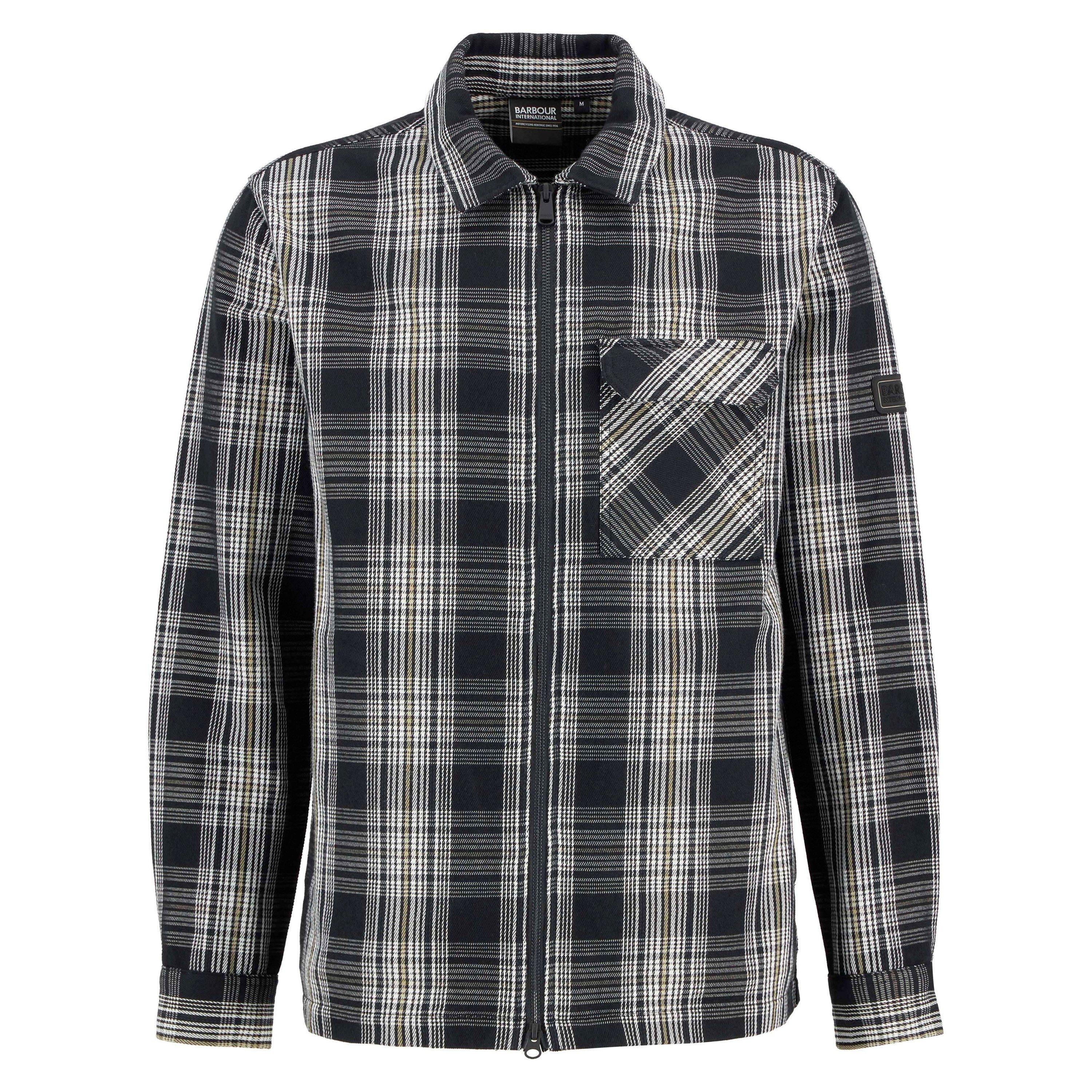 Barbour International Mens Seafileld Overshirt - Black BK11 - M