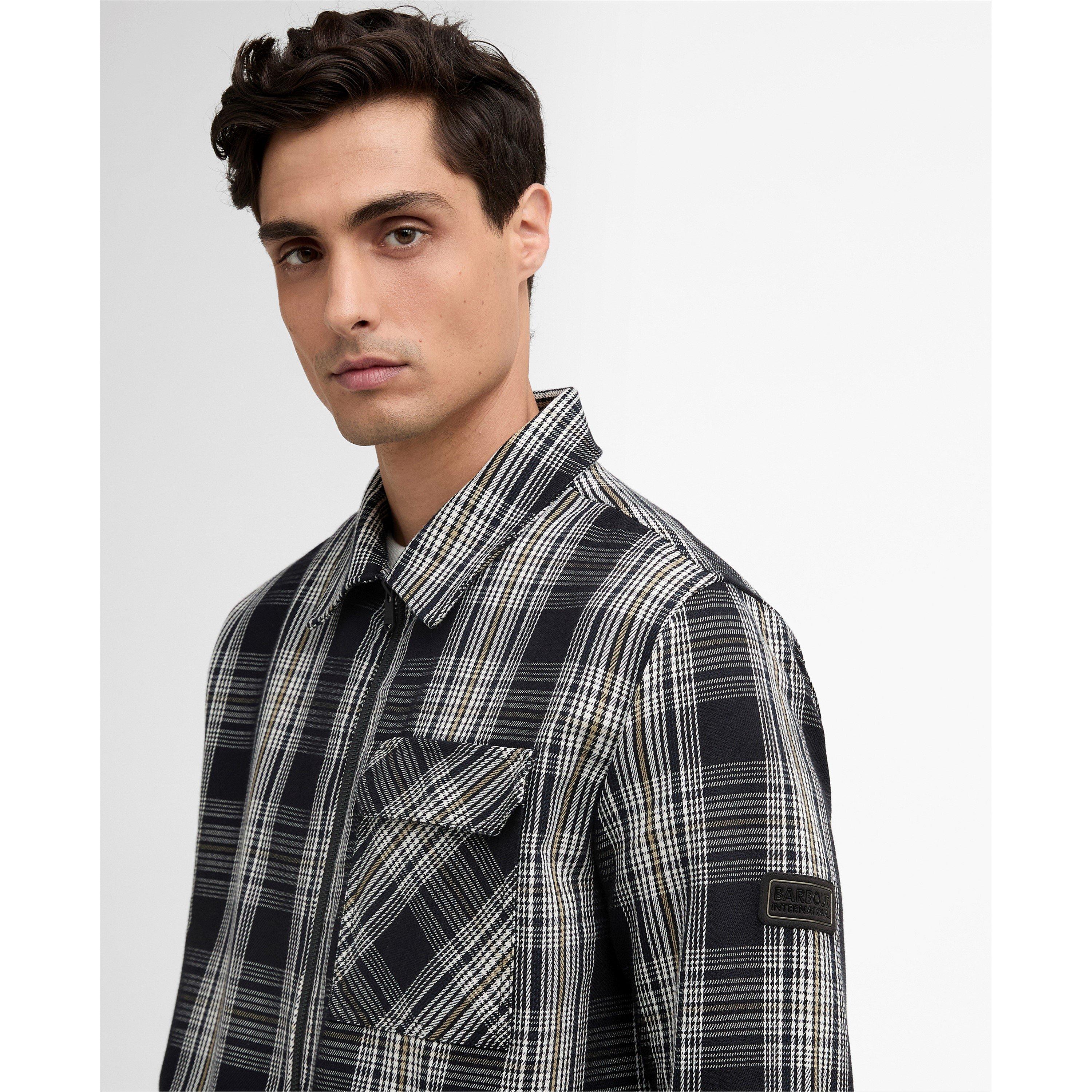 Black BK11 - Barbour International - Mens Seafileld Overshirt - 4