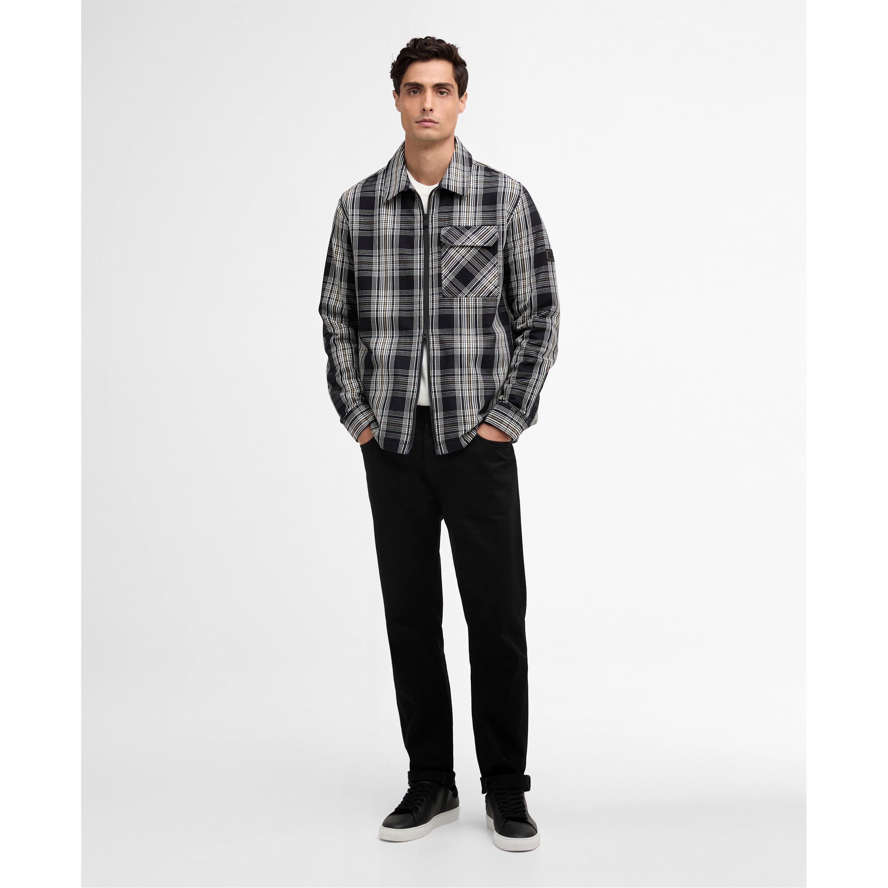 Black BK11 - Barbour International - Mens Seafileld Overshirt - 6