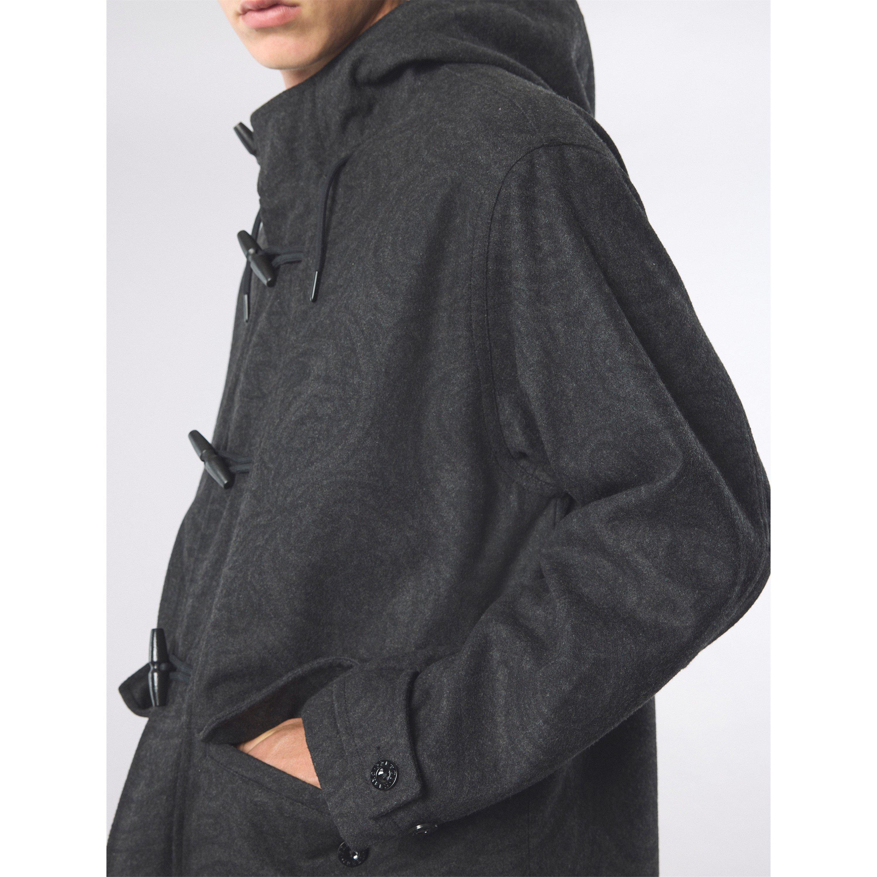 Black - Pretty Green - Men's Randolph Duffle Coat - 4