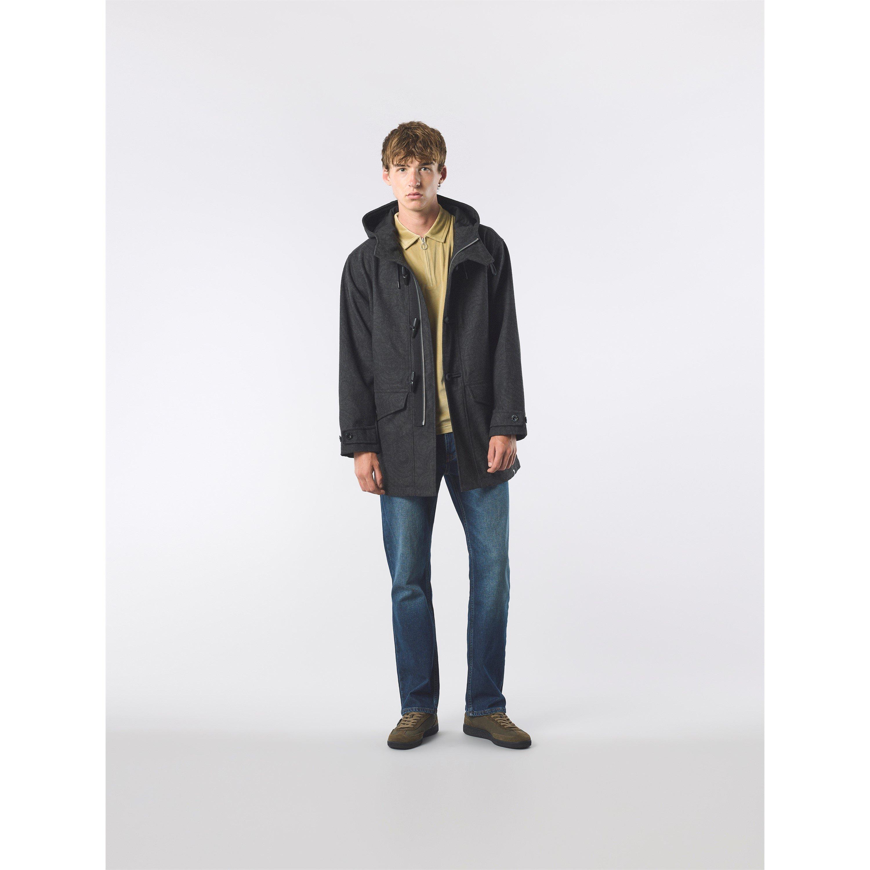 Black - Pretty Green - Men's Randolph Duffle Coat - 5