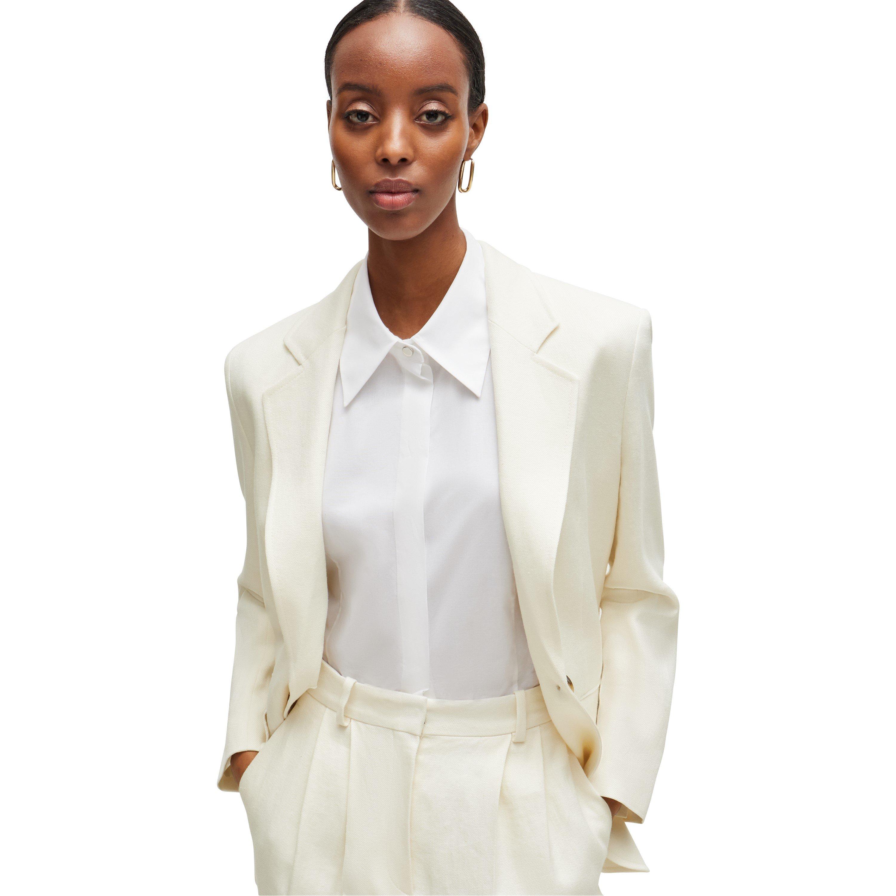 Open White - Boss - Women's Jopeta Stylish Blazer - 4