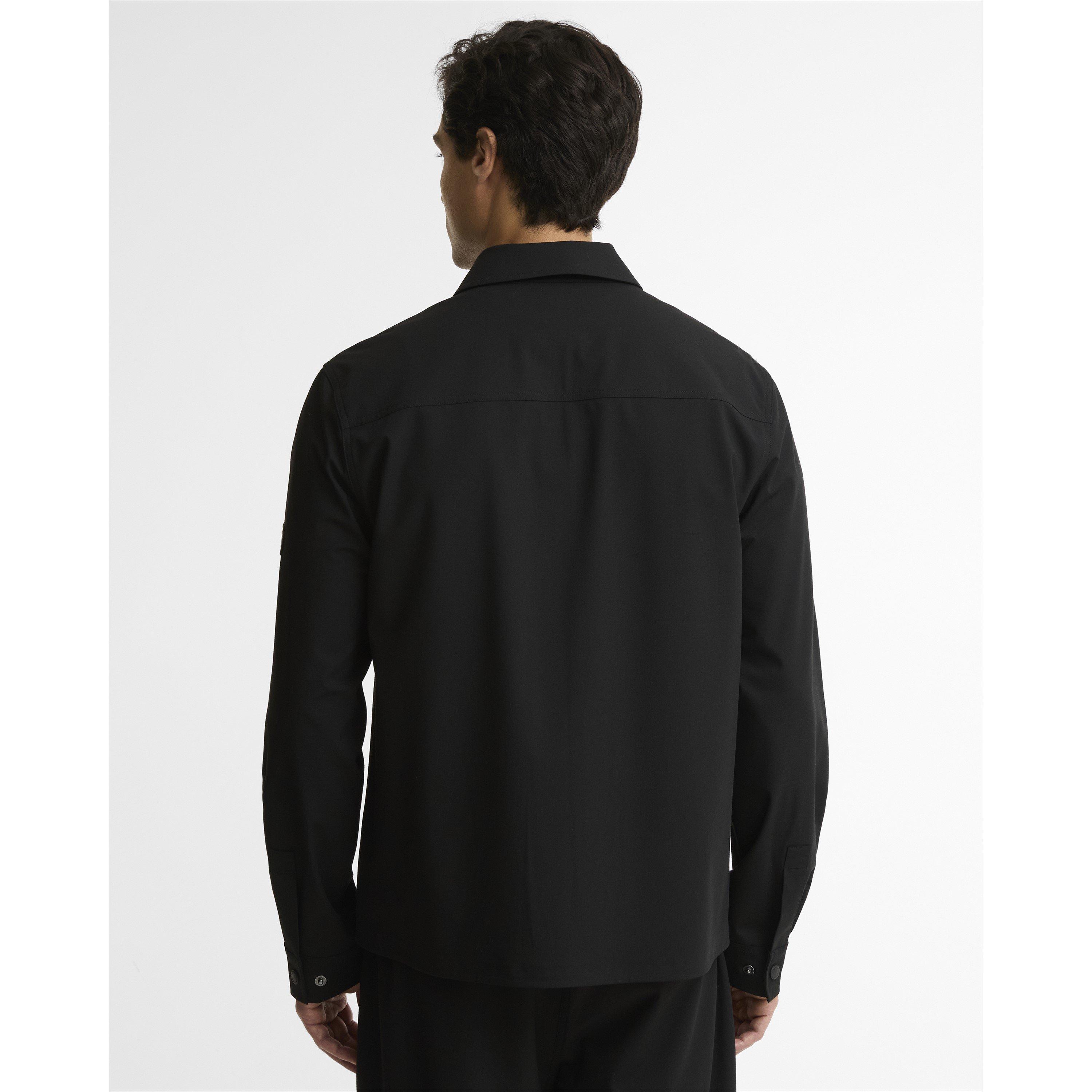 Black - Barbour International - Men's Tash Full-Zip Long-Sleeve Overshirt - 4