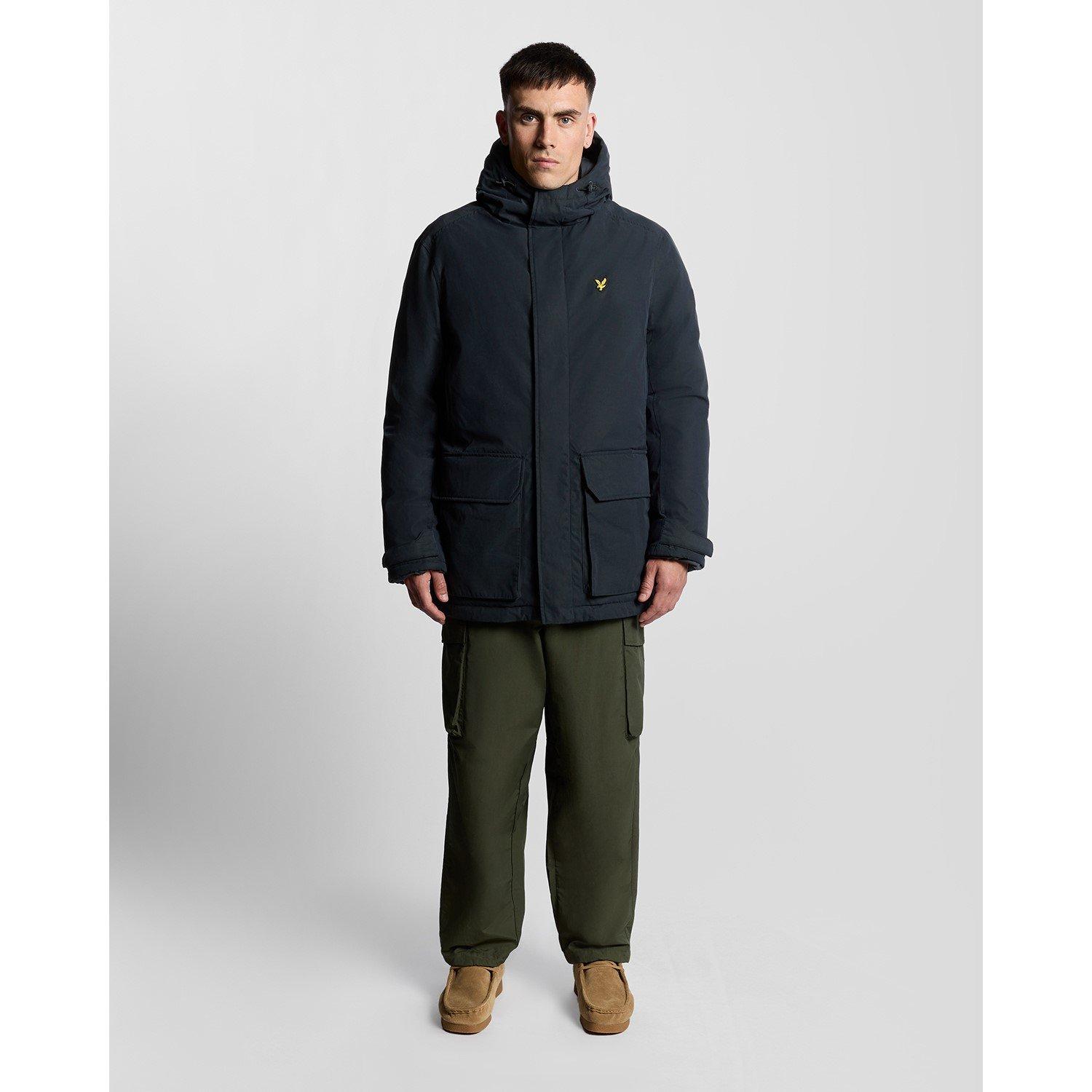 Azul Marinho Escuro - Lyle and Scott - Men's Membrane Quilted Jacket - 5