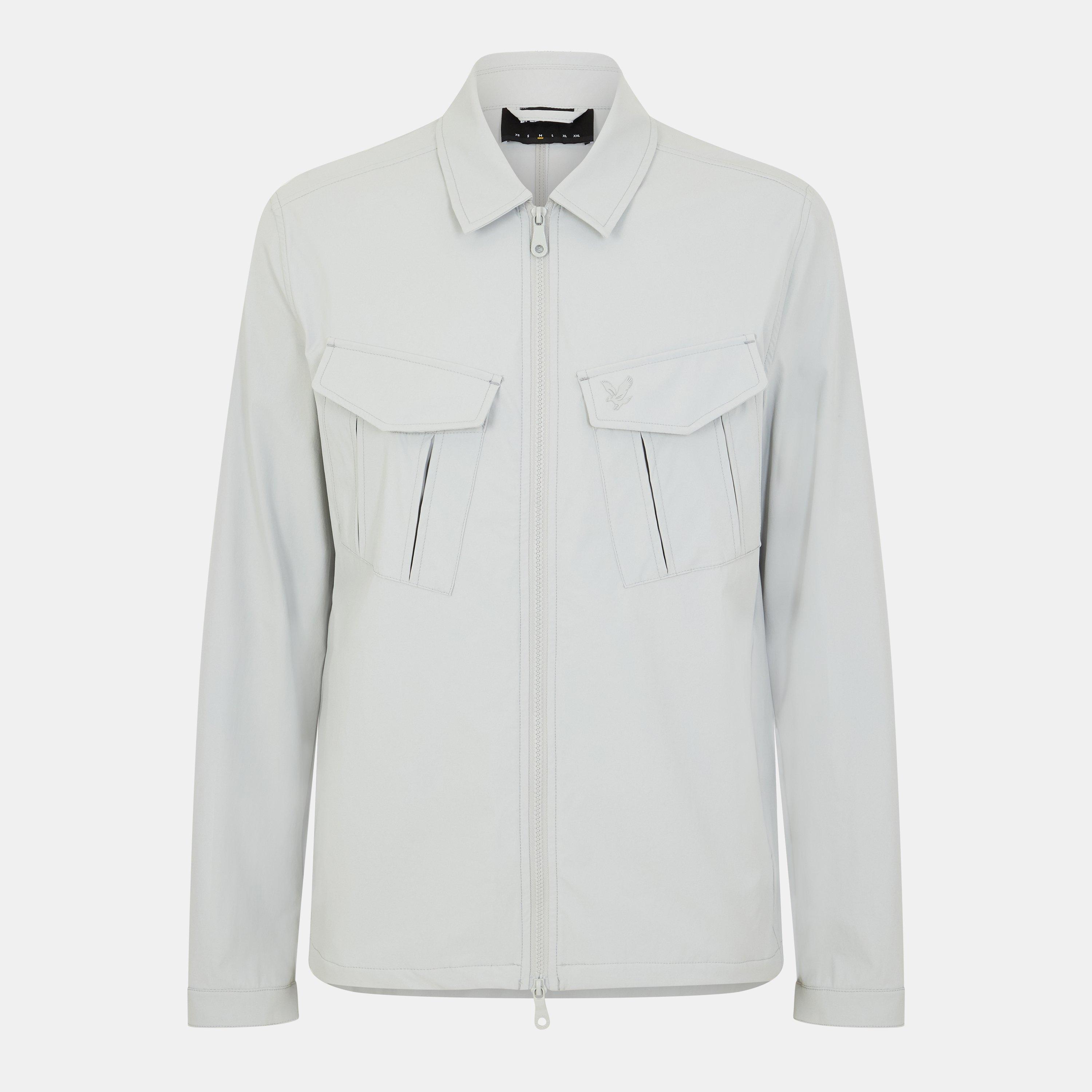 Lyle And Scott Men's Pocket Button-Through Overshirt - Grey Mirage - S
