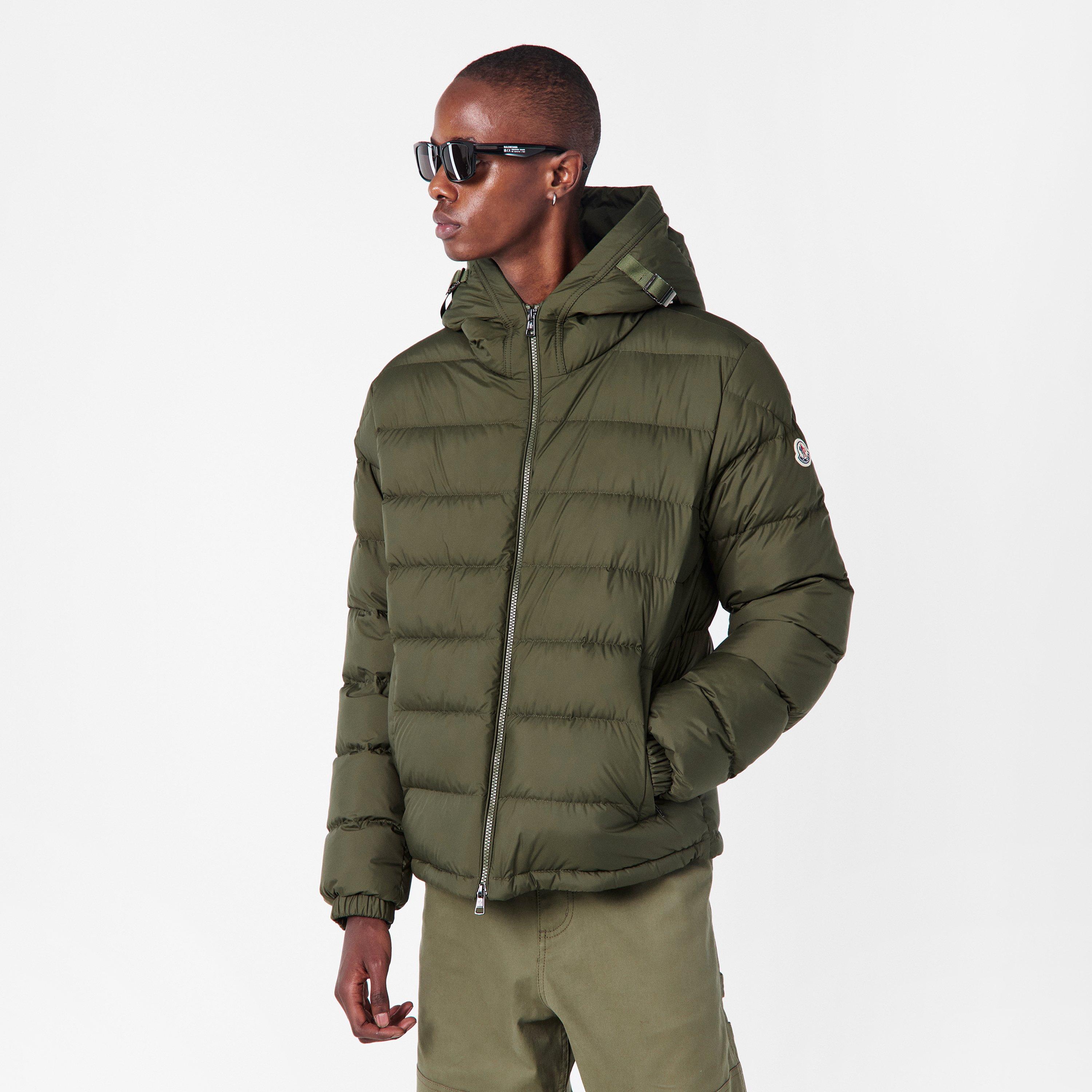 Olive - Moncler - Men's Weather Resistant Medium Puffer Jacket - 3