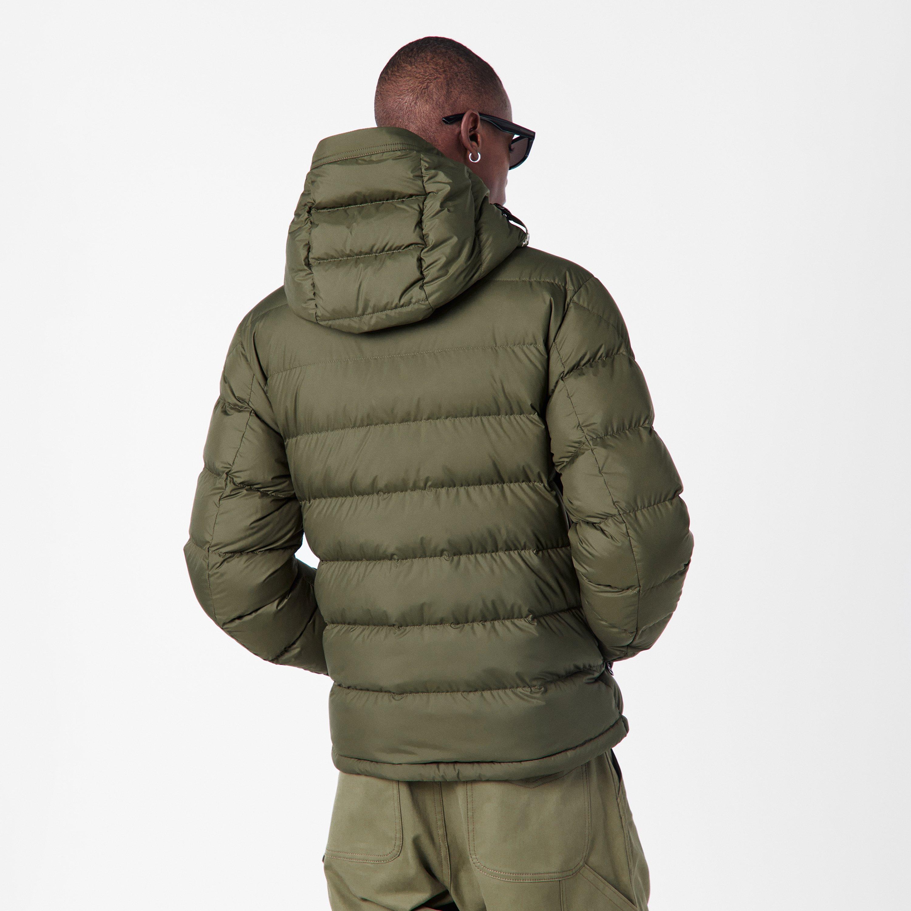 Olive - Moncler - Men's Weather Resistant Medium Puffer Jacket - 4